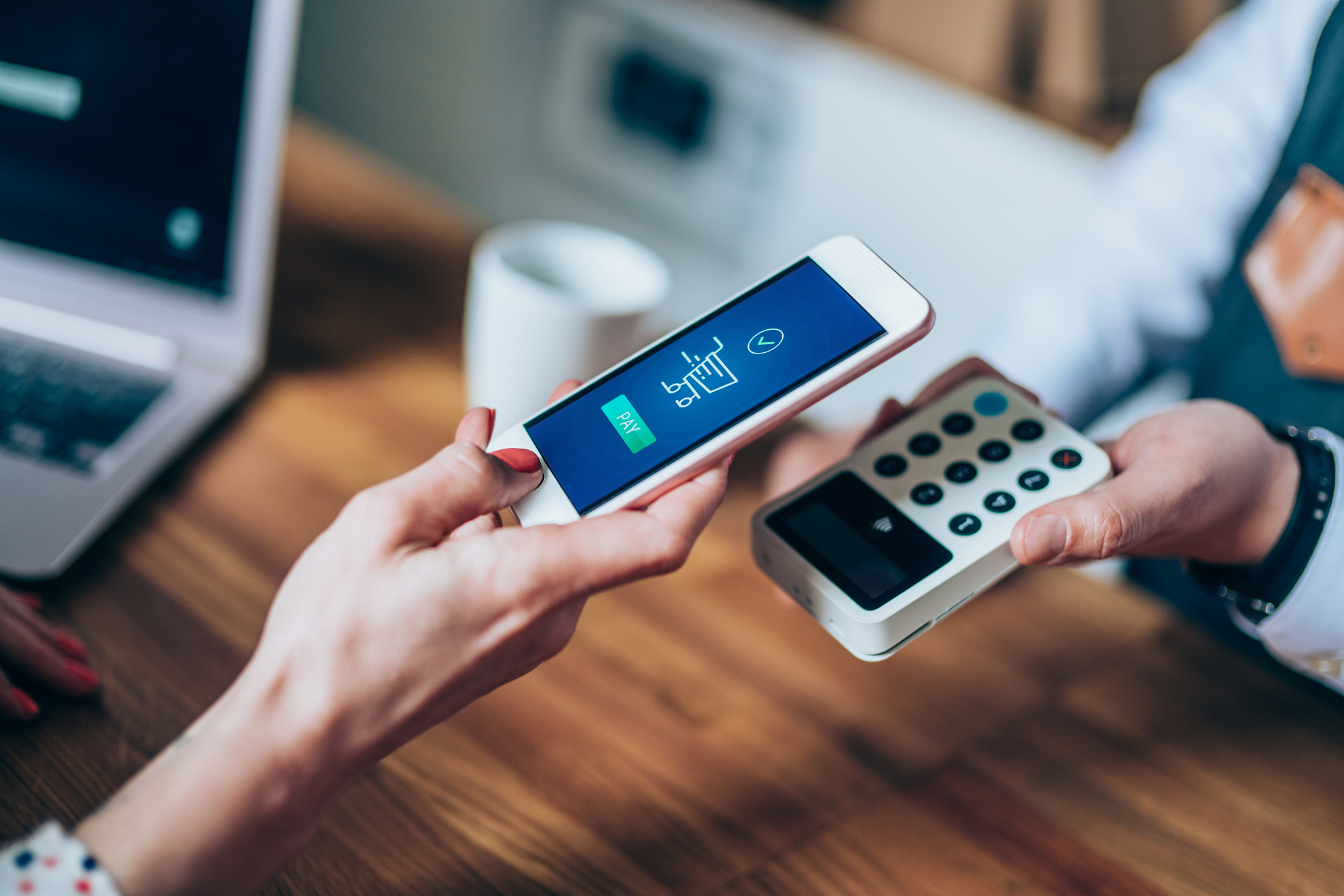 contactless payment using a smart phone