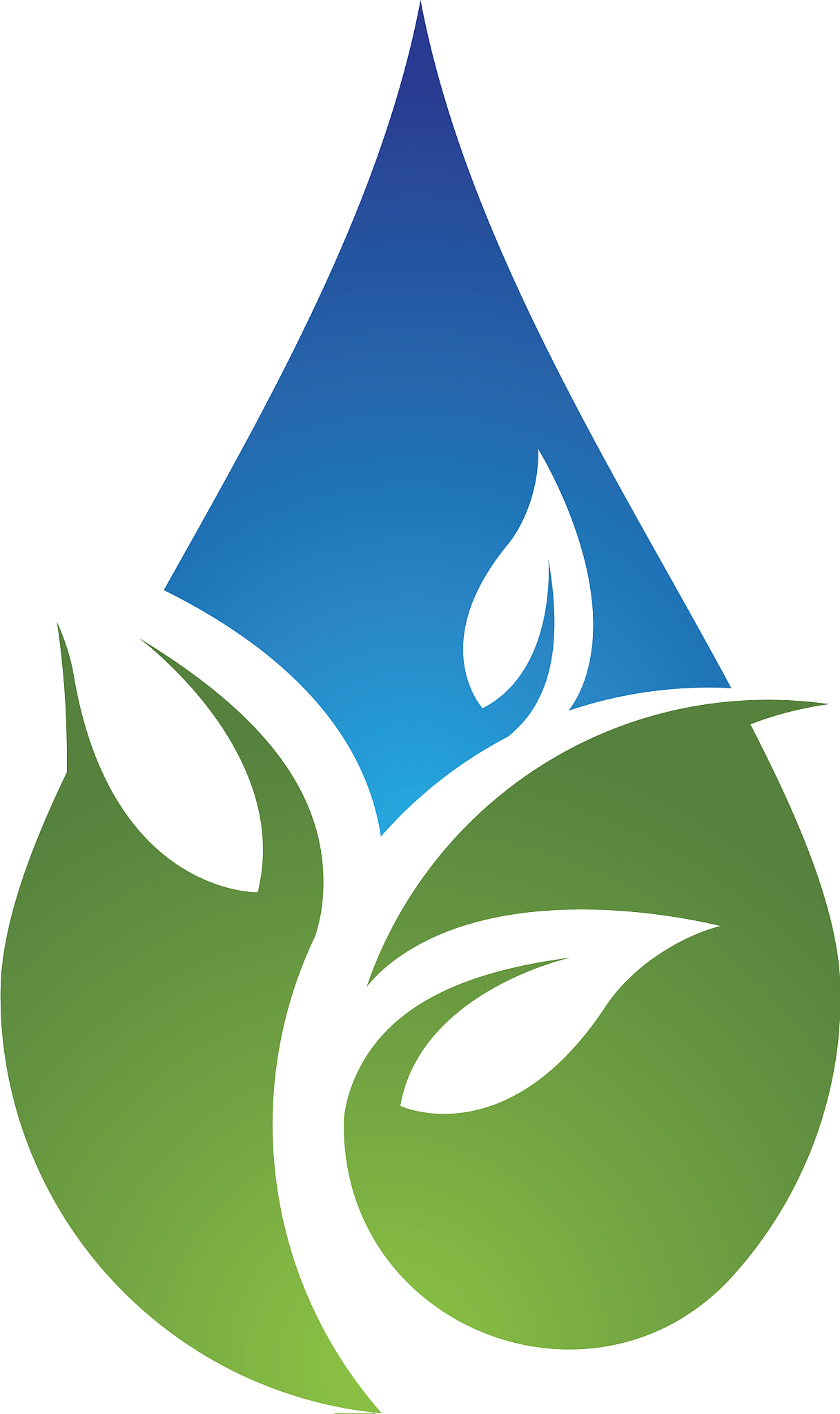 water drop logo template