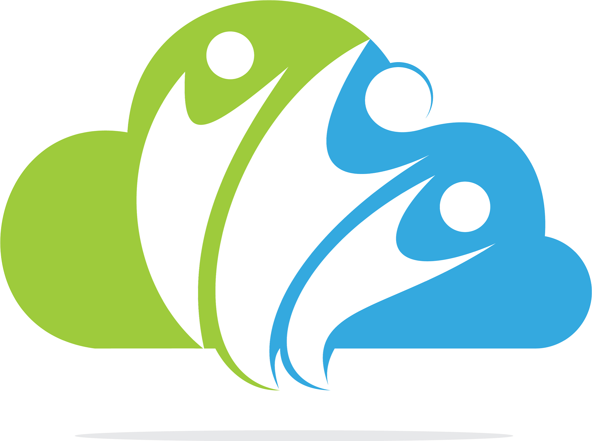 community cloud abstract logo