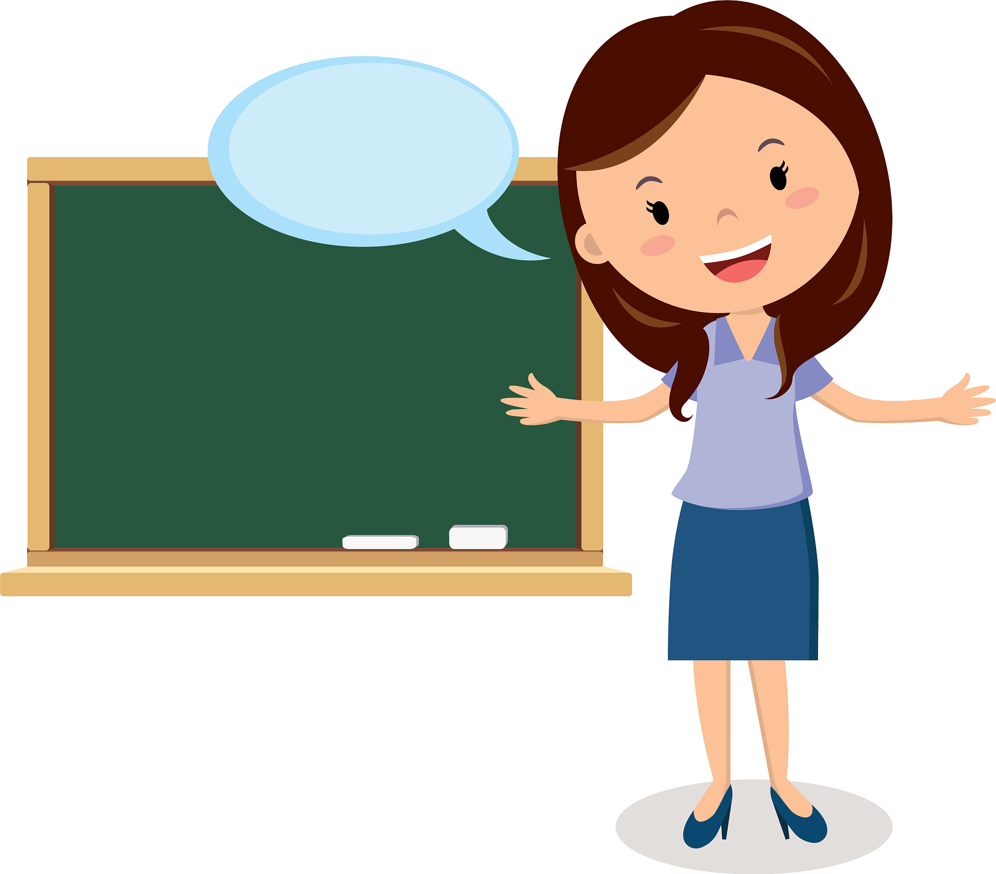 teacher on lesson