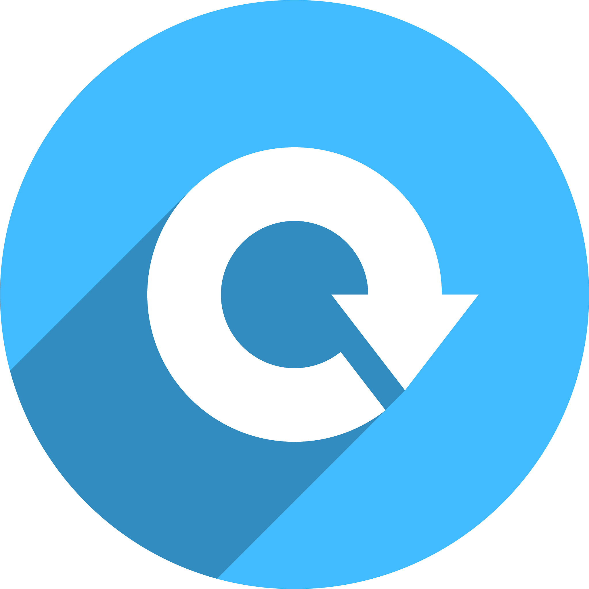 arrow sign reset icon circle button
