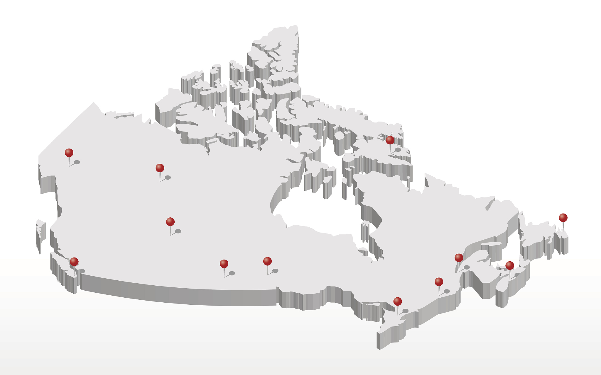 canada map