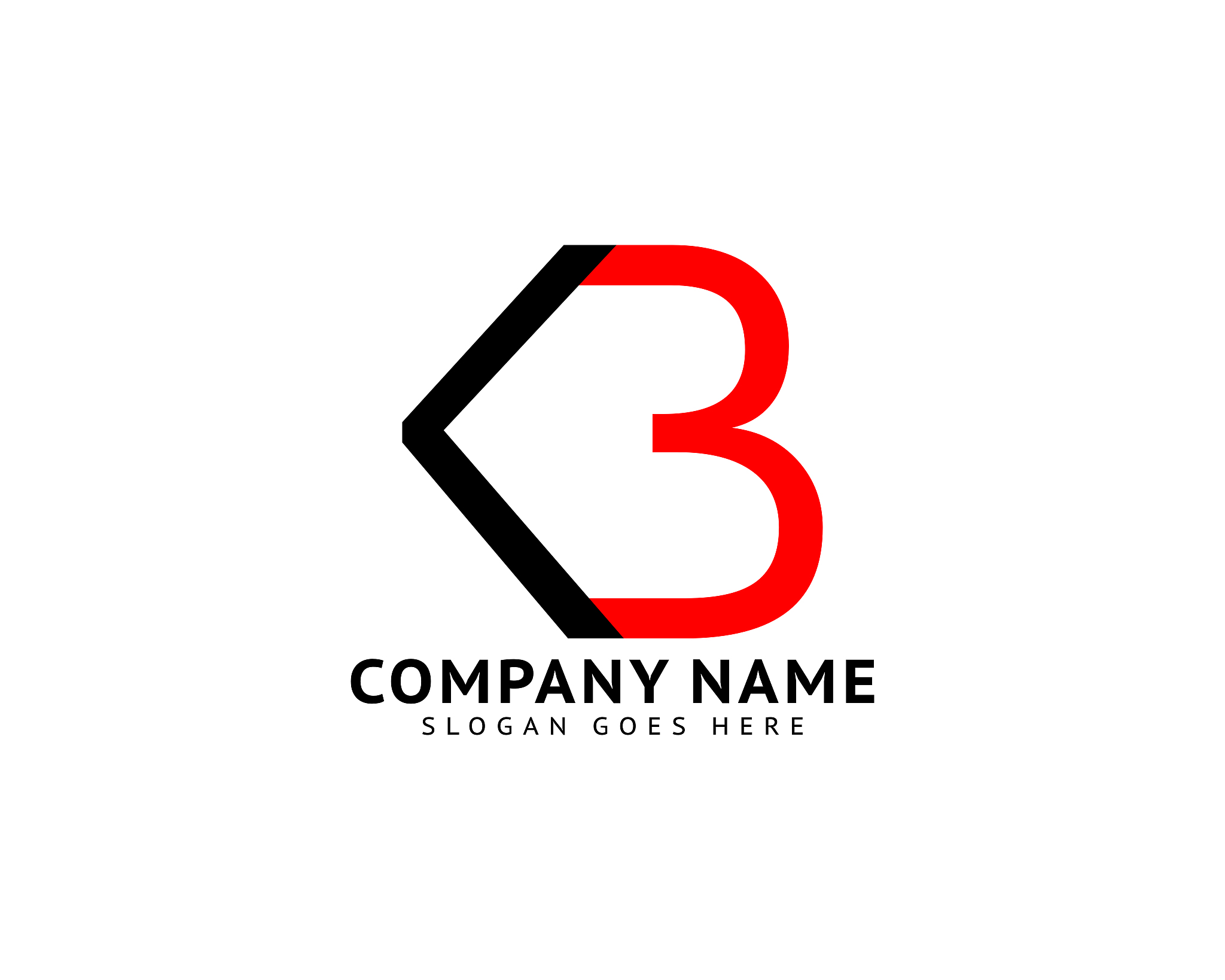 initial letter kb   template design
