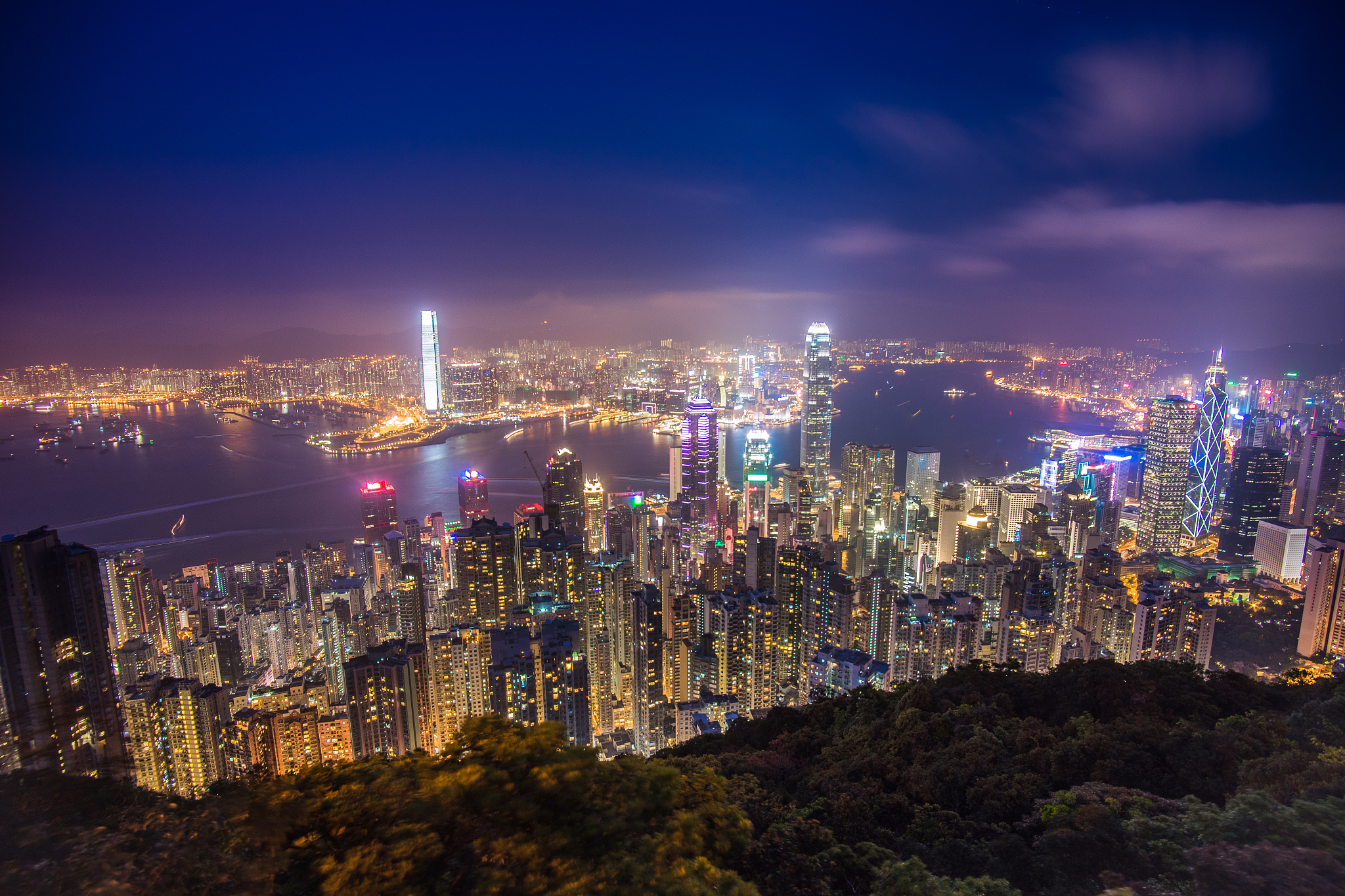 hong kong skyline