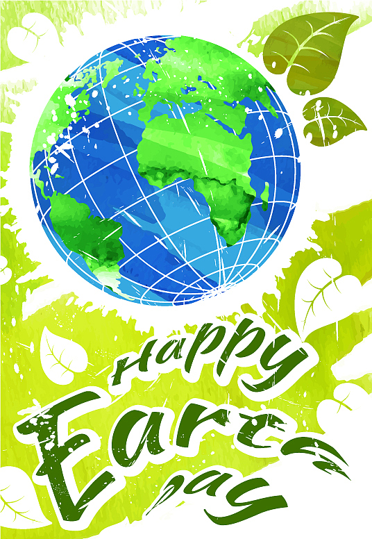 world earth day grunge style