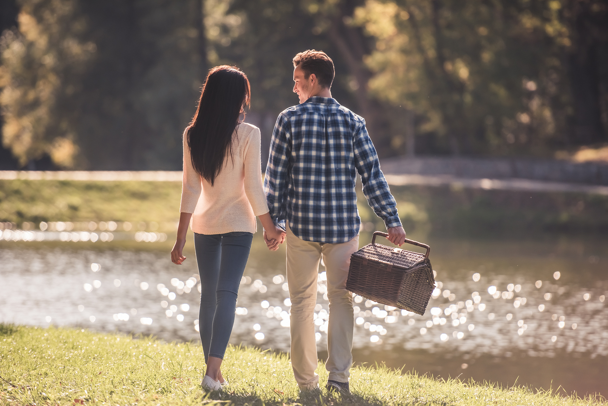 couple in the park