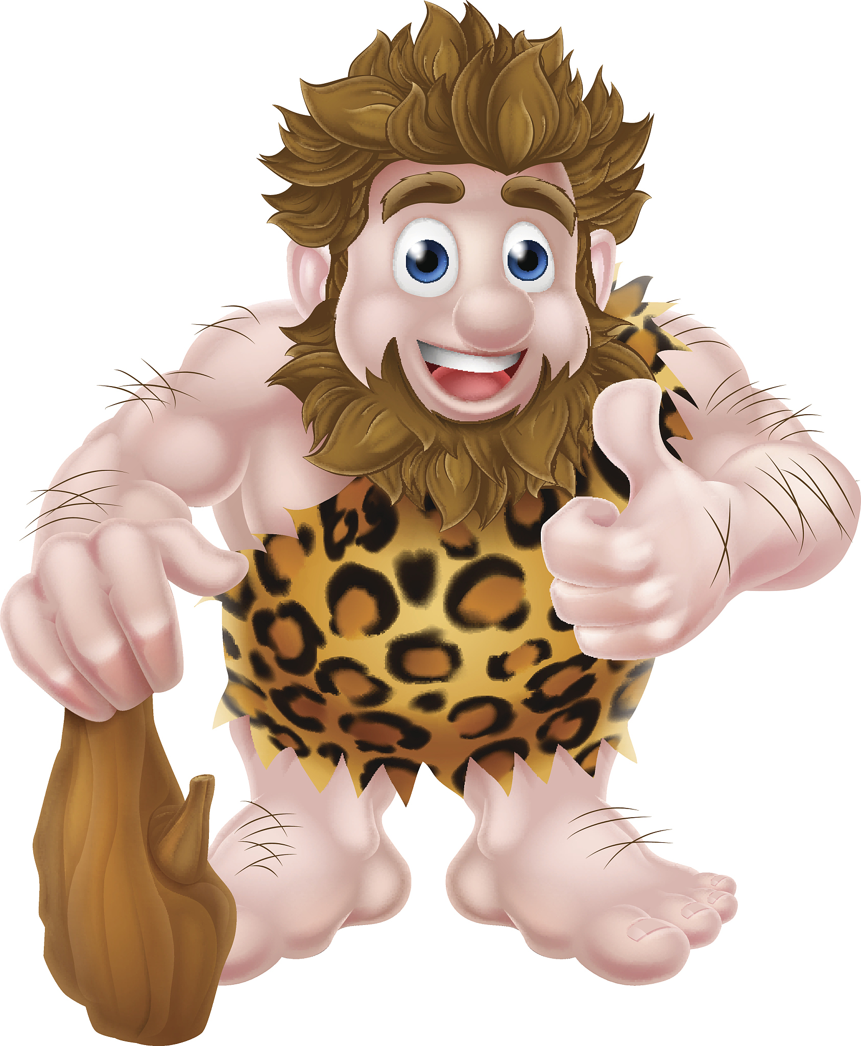 cartoon caveman