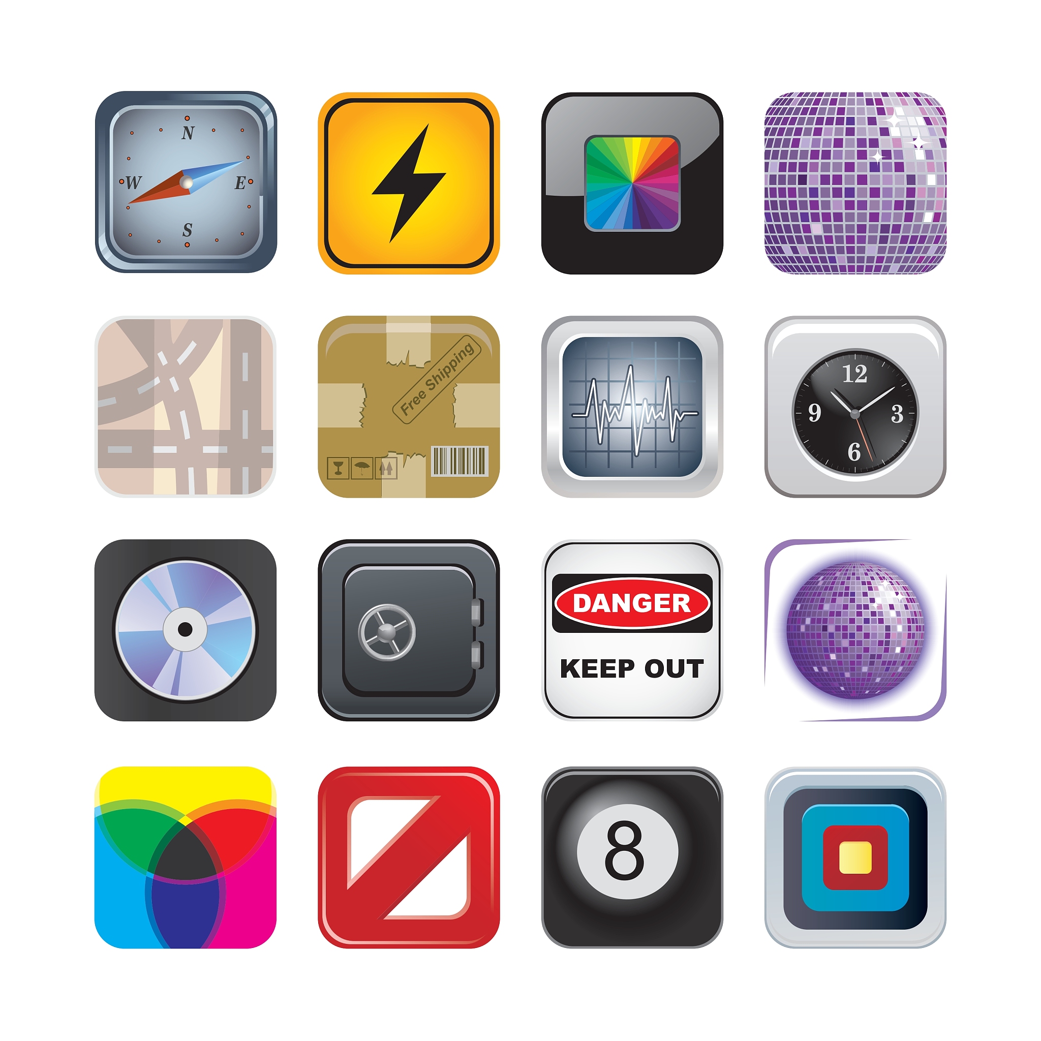 apps icon set two