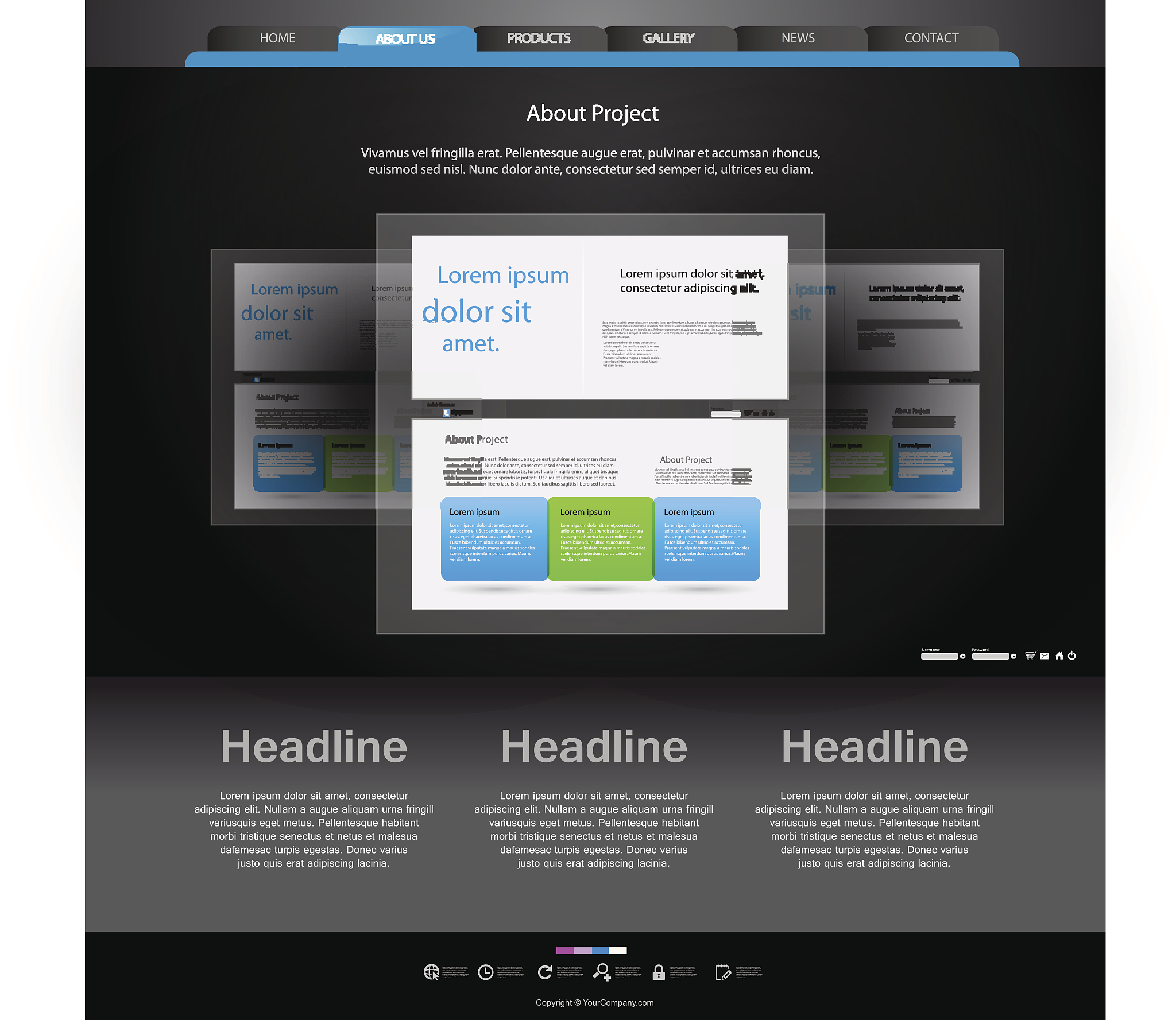 website template for designers