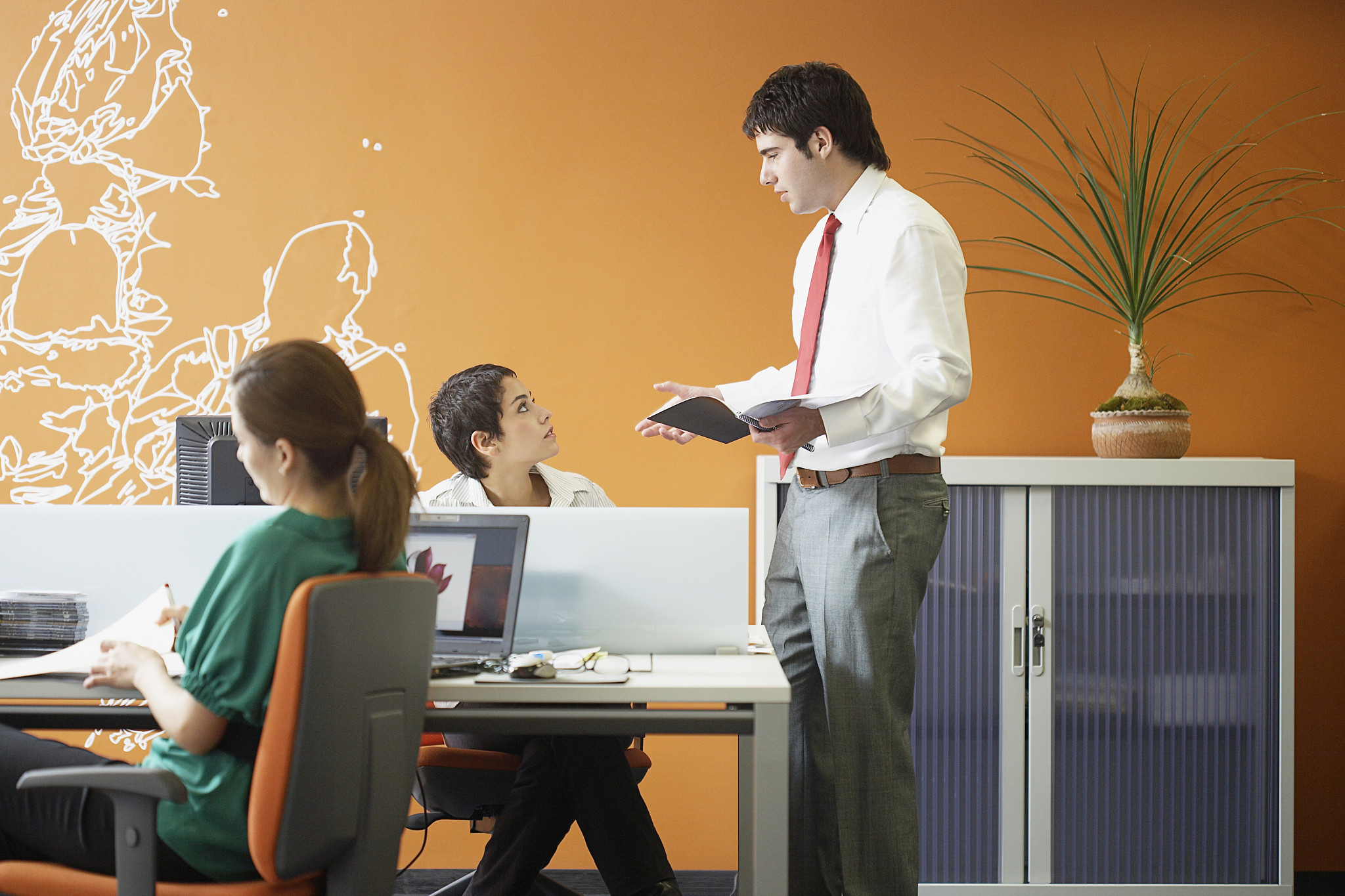 businesspeople in an office