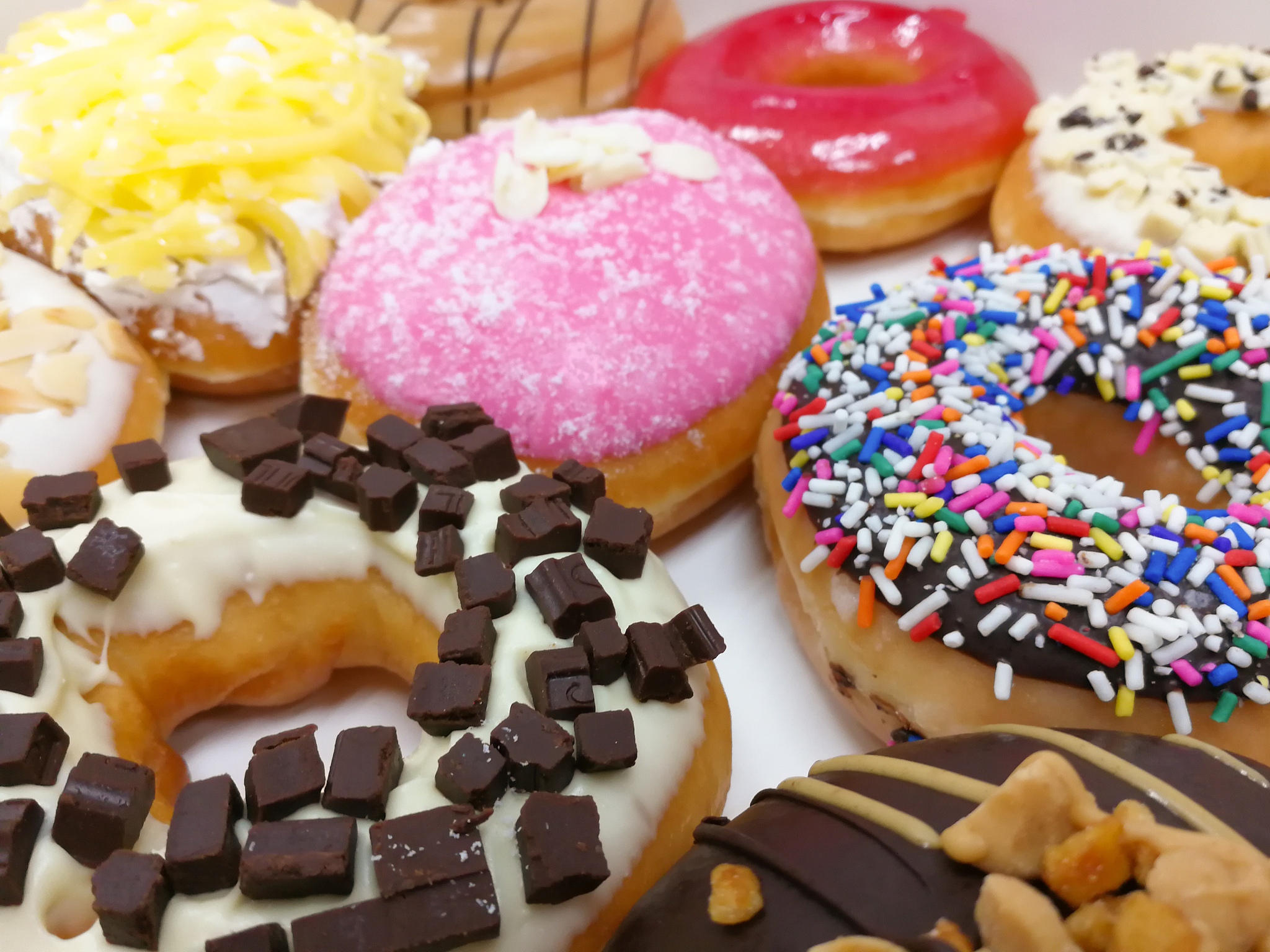 colorful of doughnuts