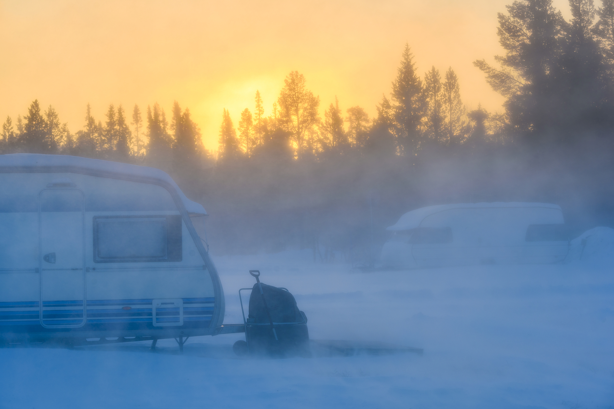 I have a travel trailer that I stay in when I’m working