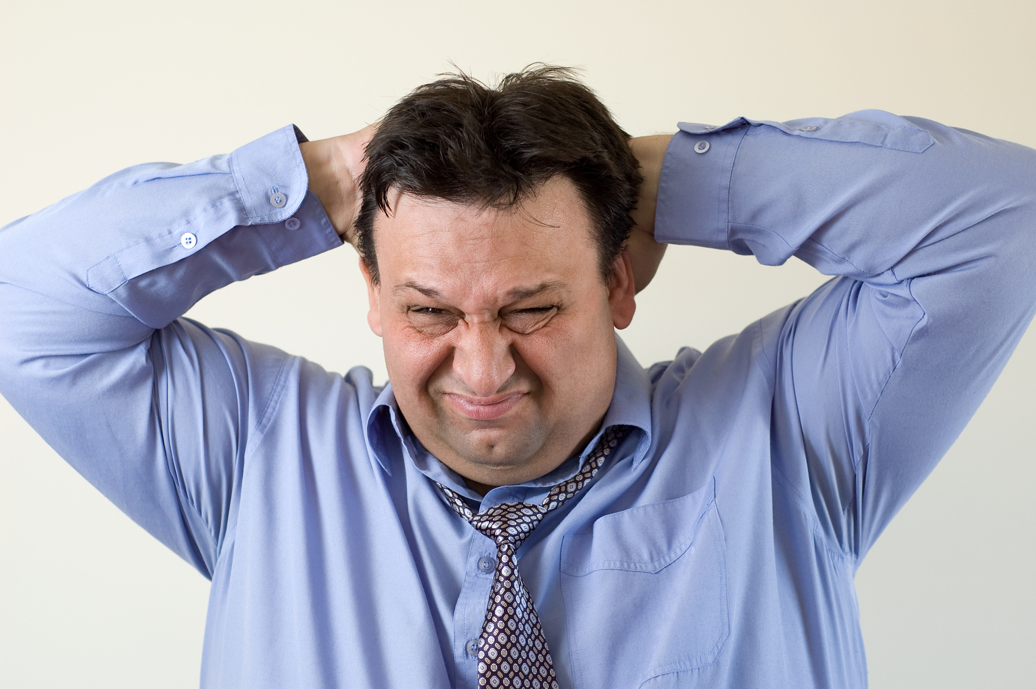 frustrated businessman