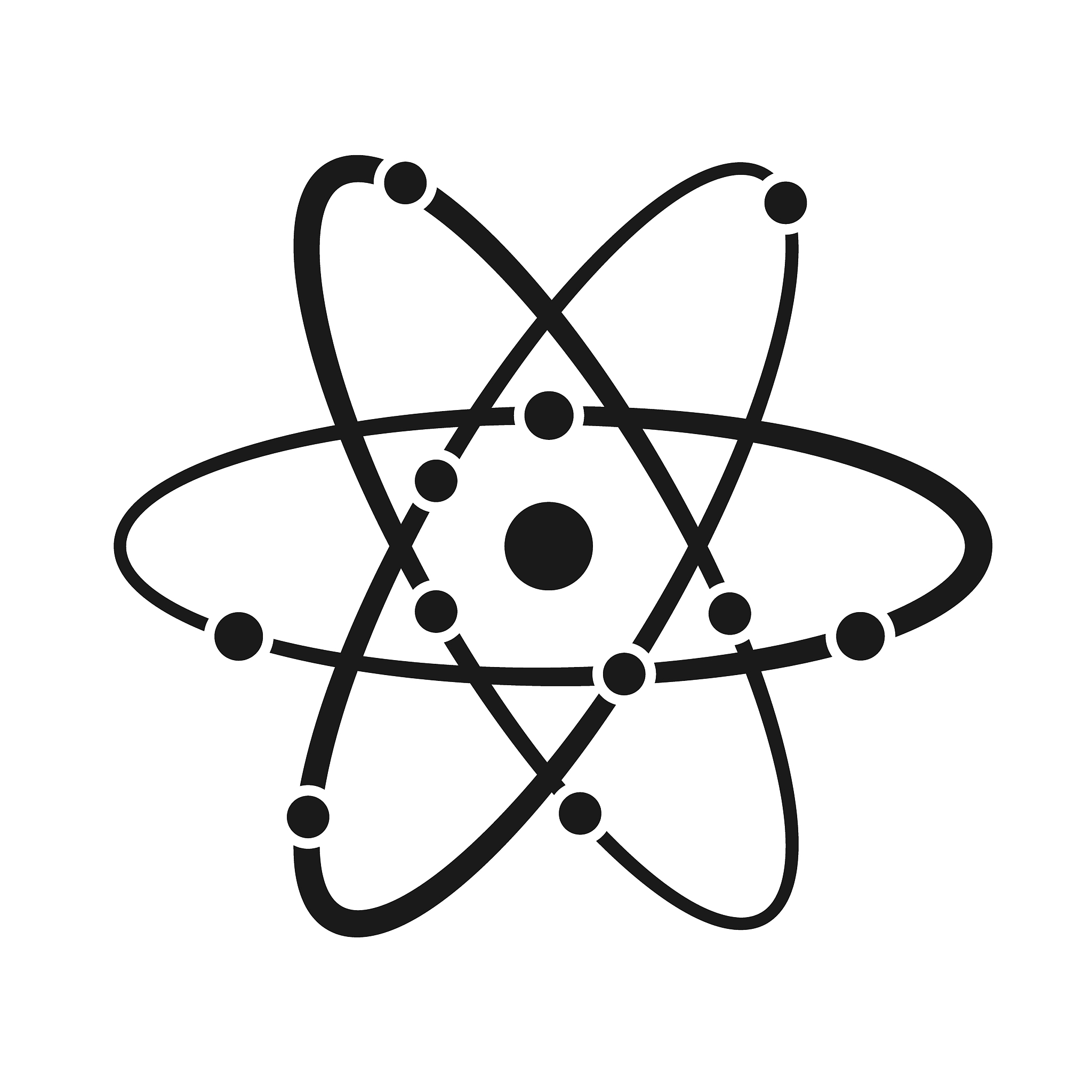 the model of a molecule atom symbol