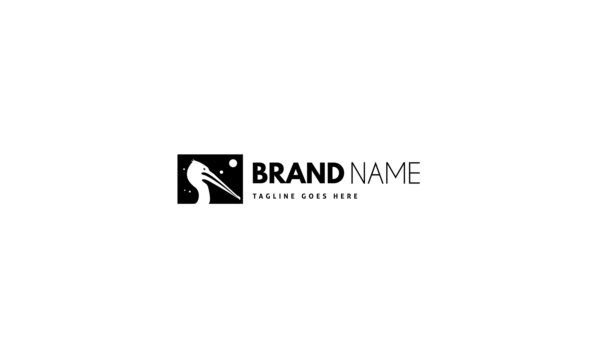 logo on which an abstract image a
