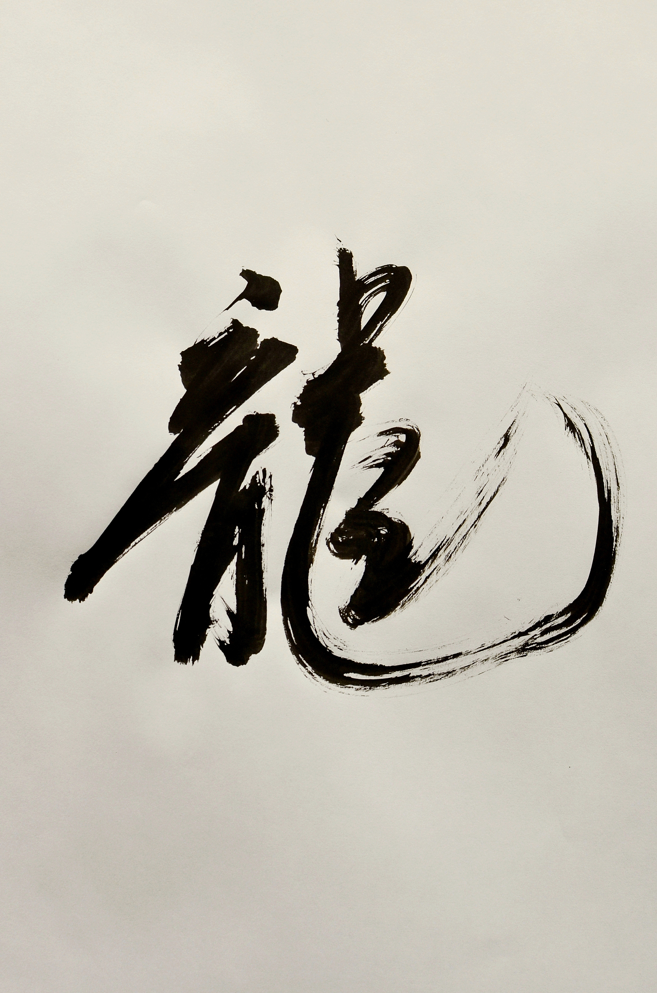 dragon in chinese script