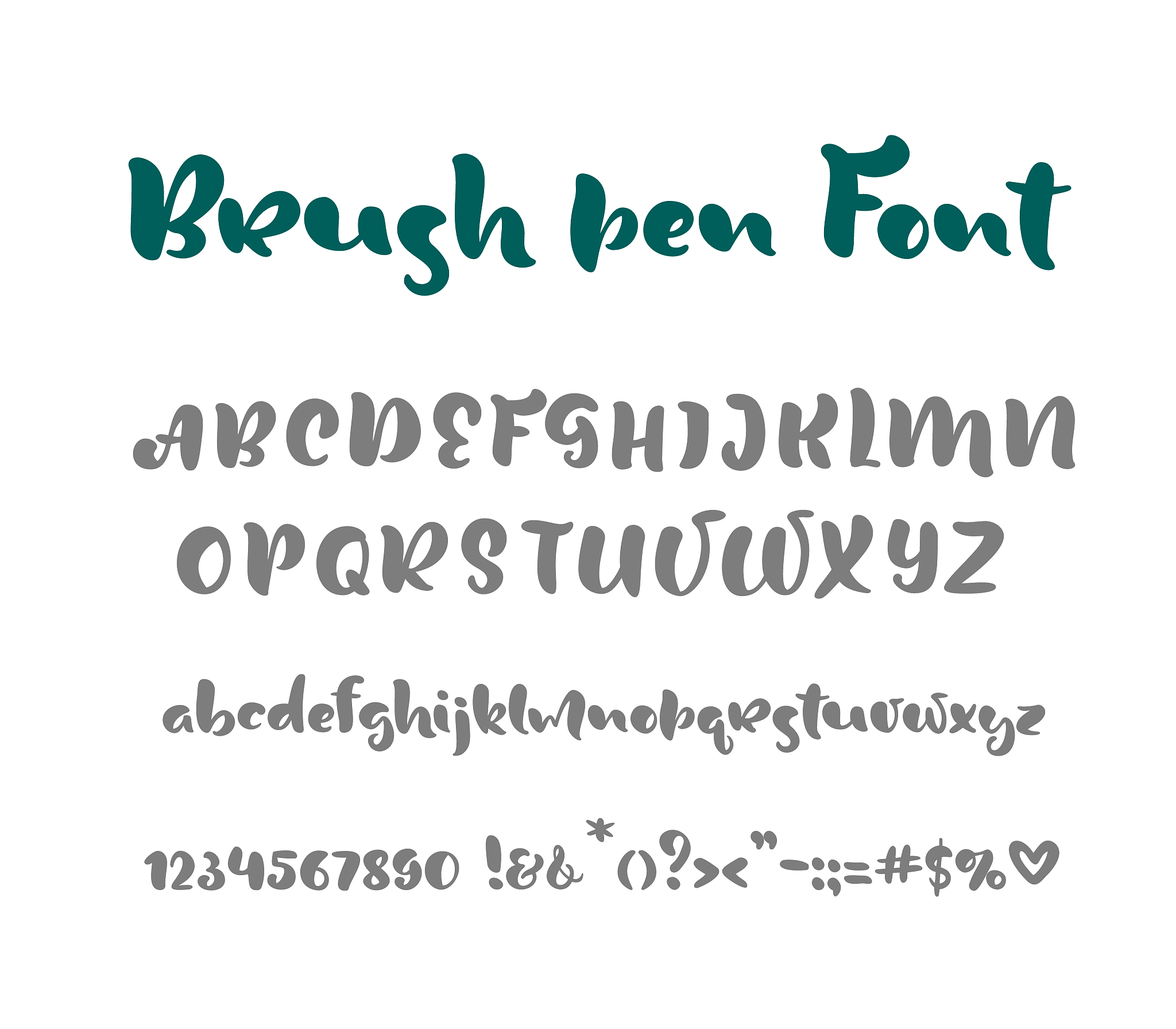 english alphabet handwritten vector script on white background. 