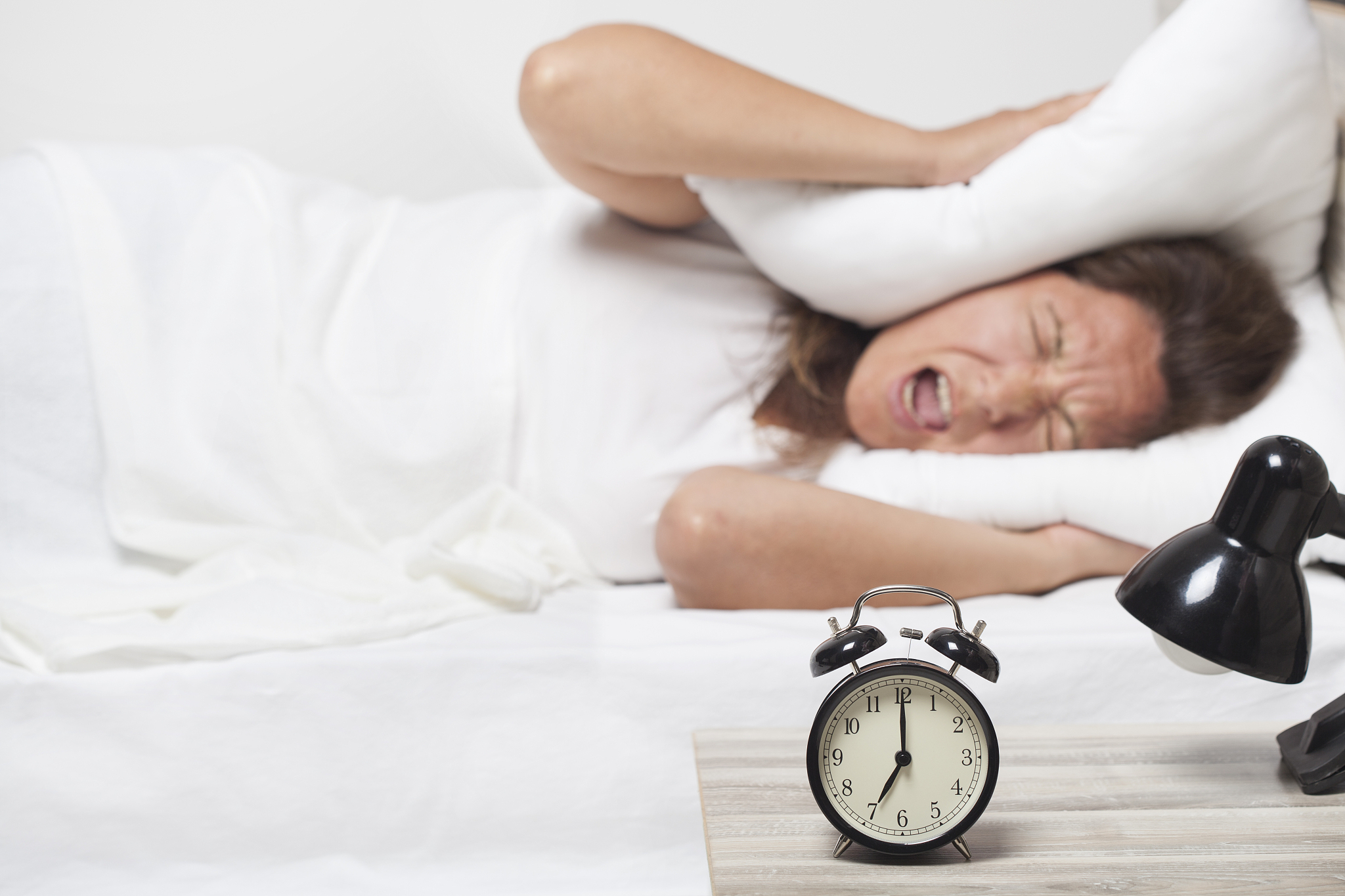 sleeping woman