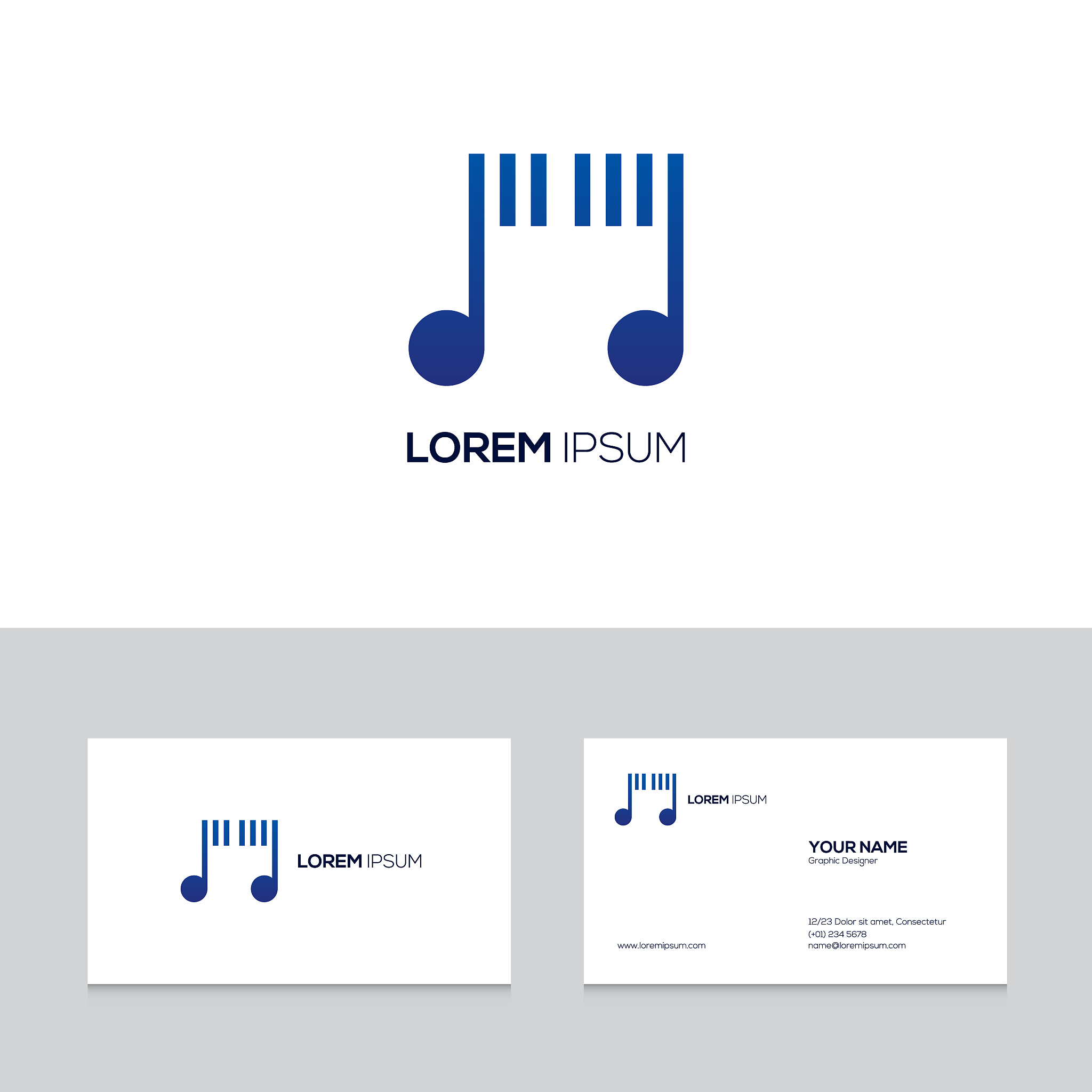 music emblem design element can be used for business icon,