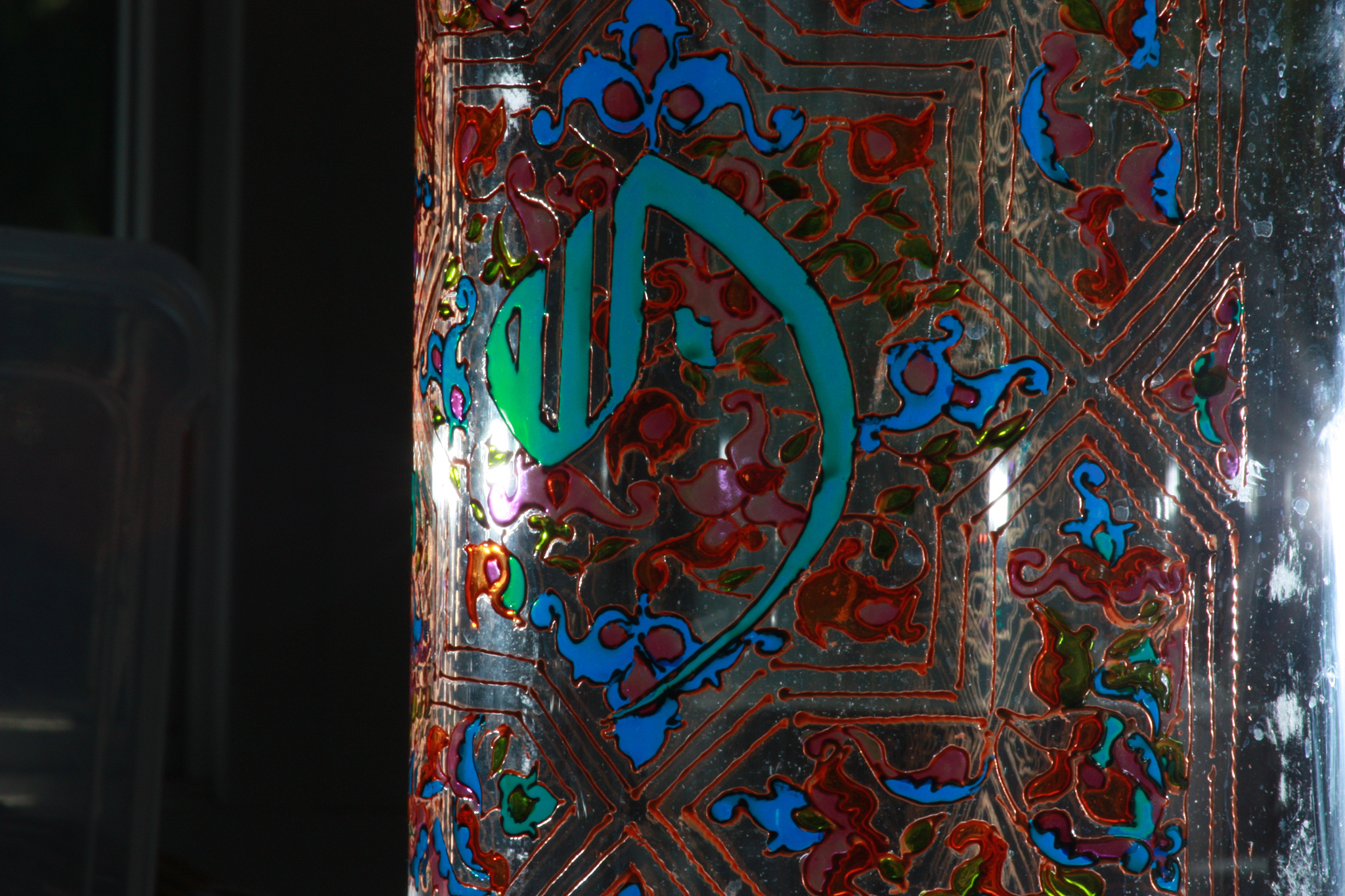 立线彩绘玻璃画检测数值