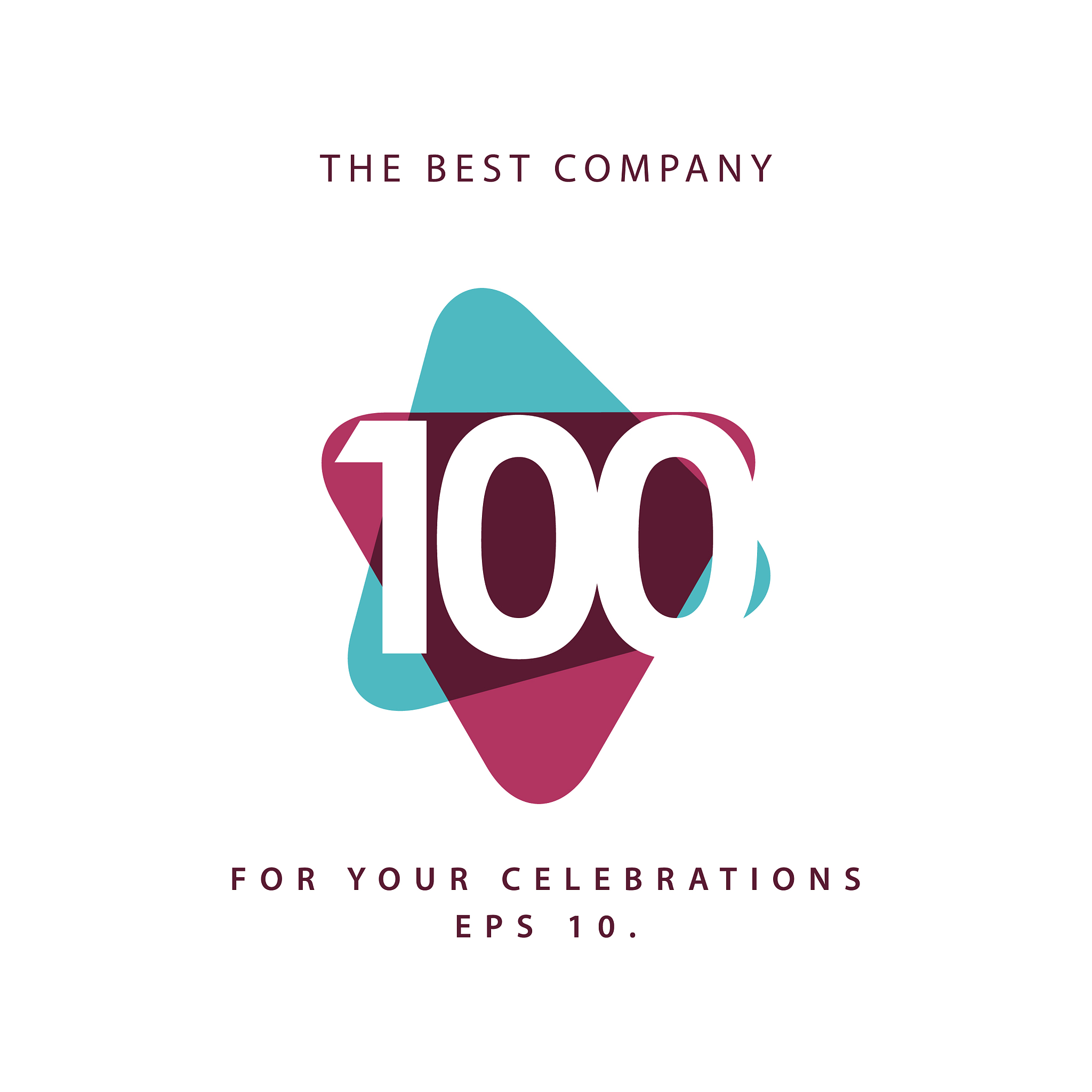 100 year anniversary template design