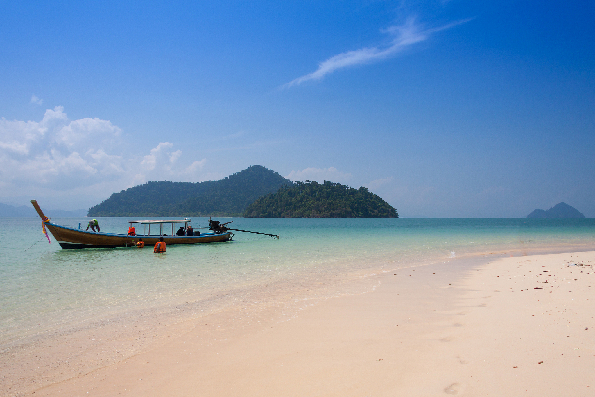 beautiful tropical beach at  andaman sea, thailand