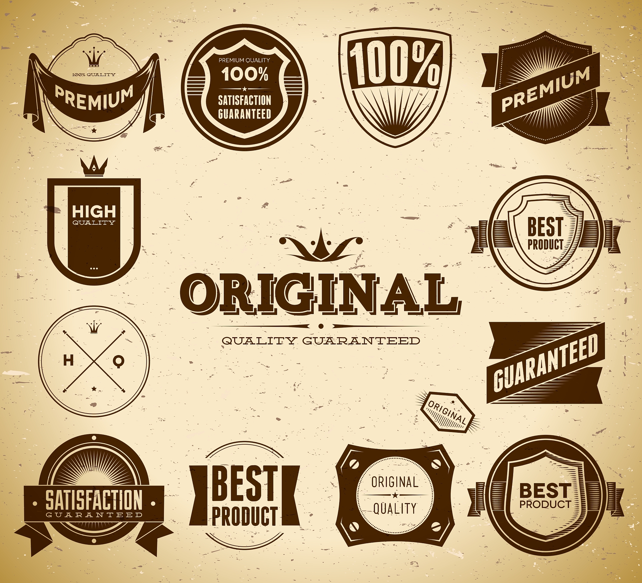 vintage labels collection 2