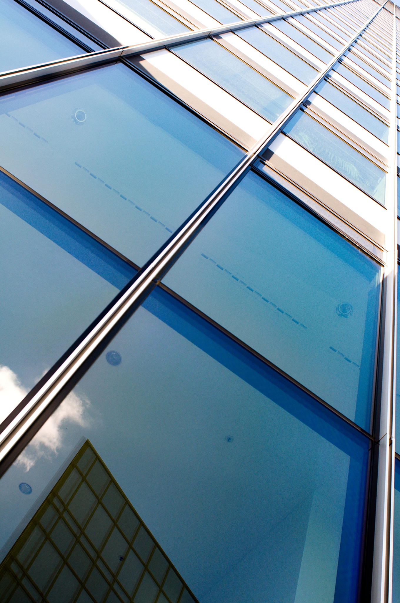 abstract glass facade