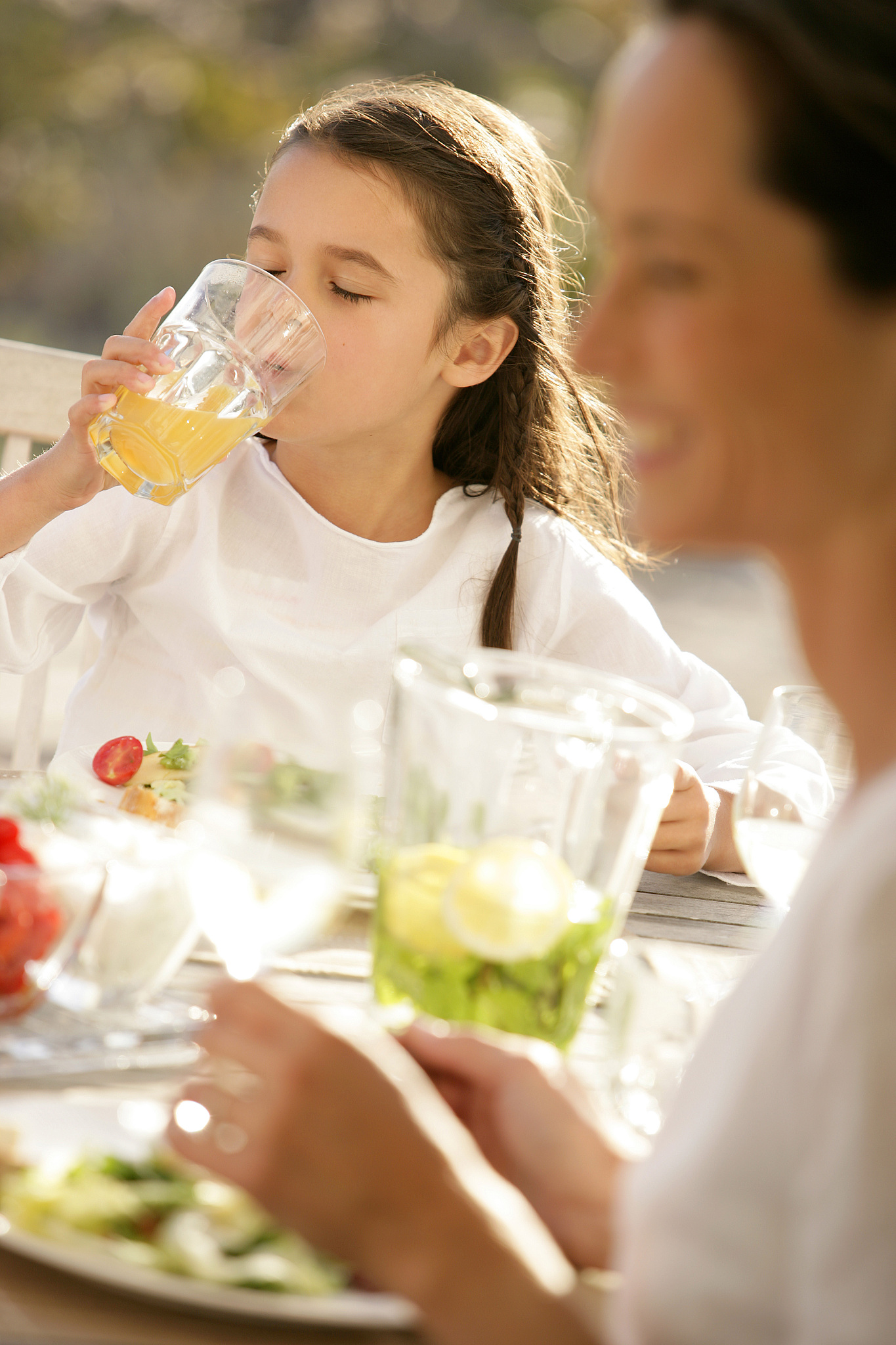 girl drinking