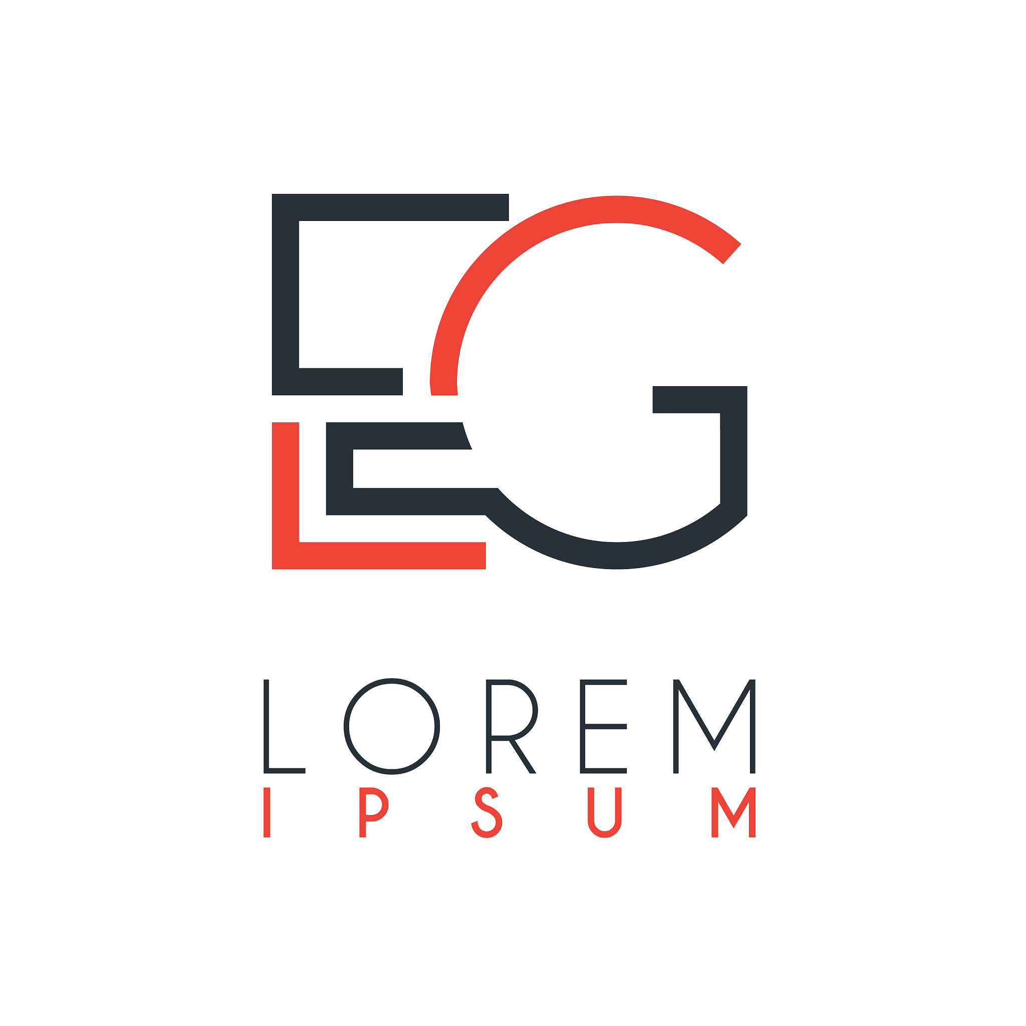the logo between letter e and letter g or eg