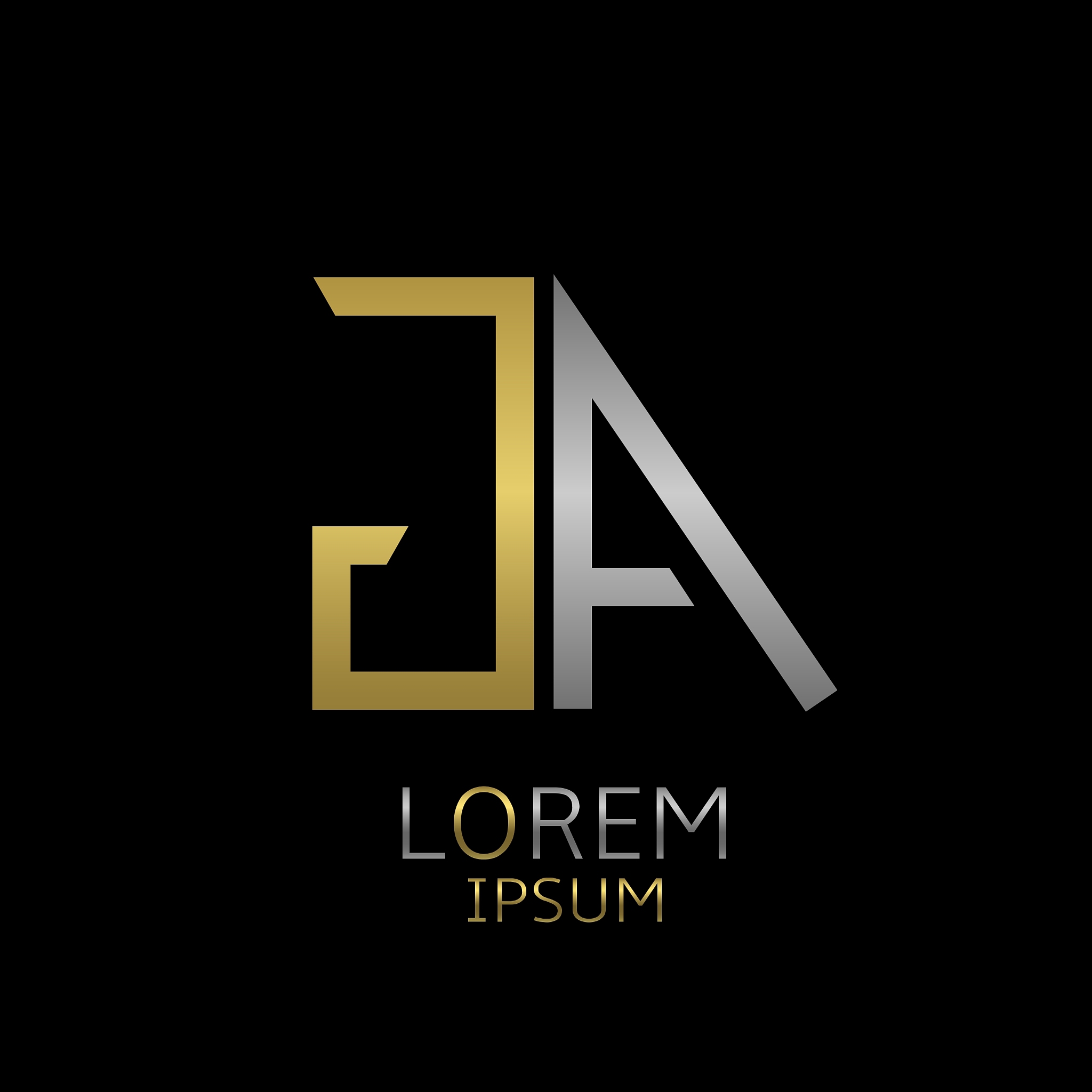 ga letters logo