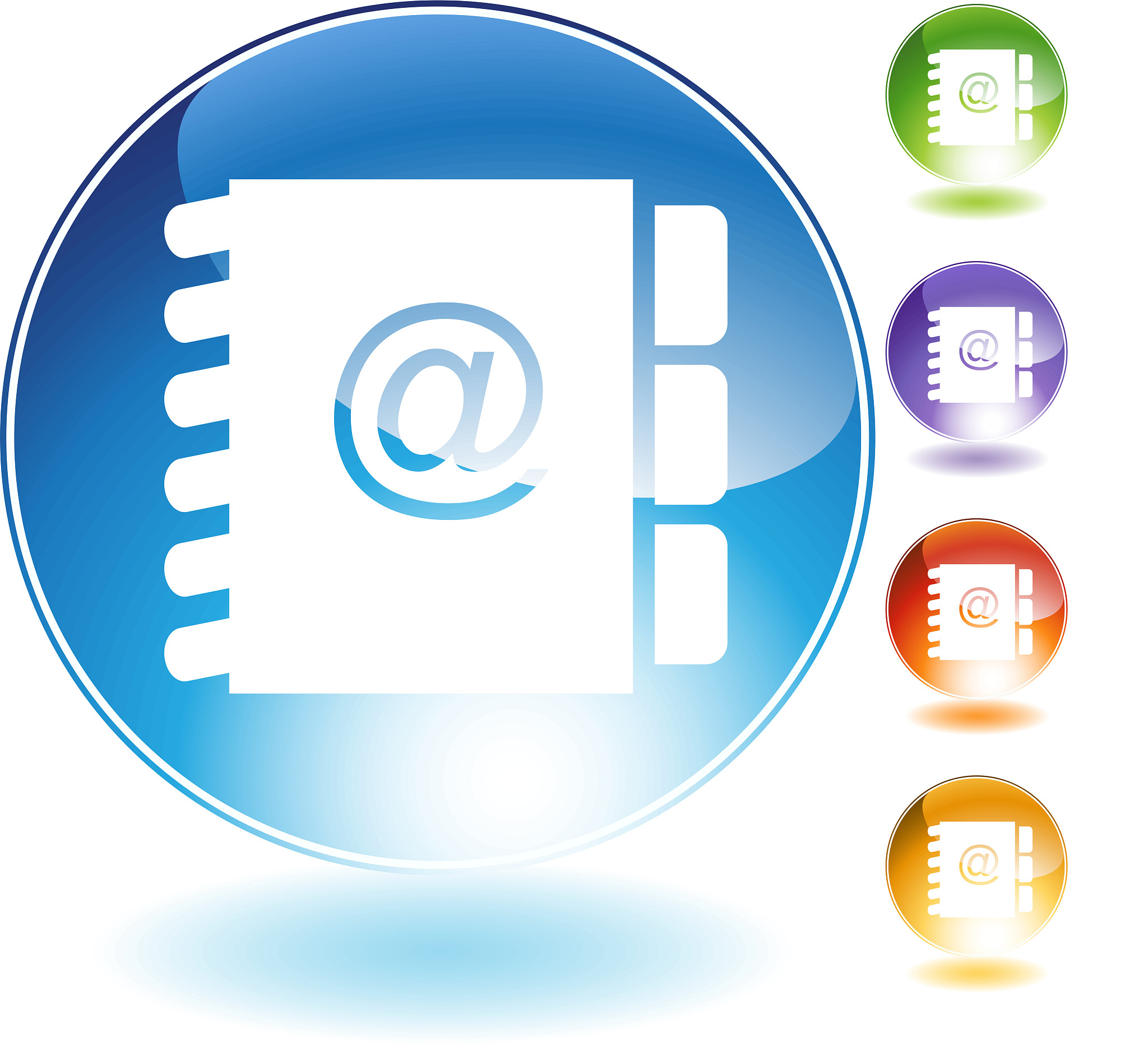 address bookcrystal icon
