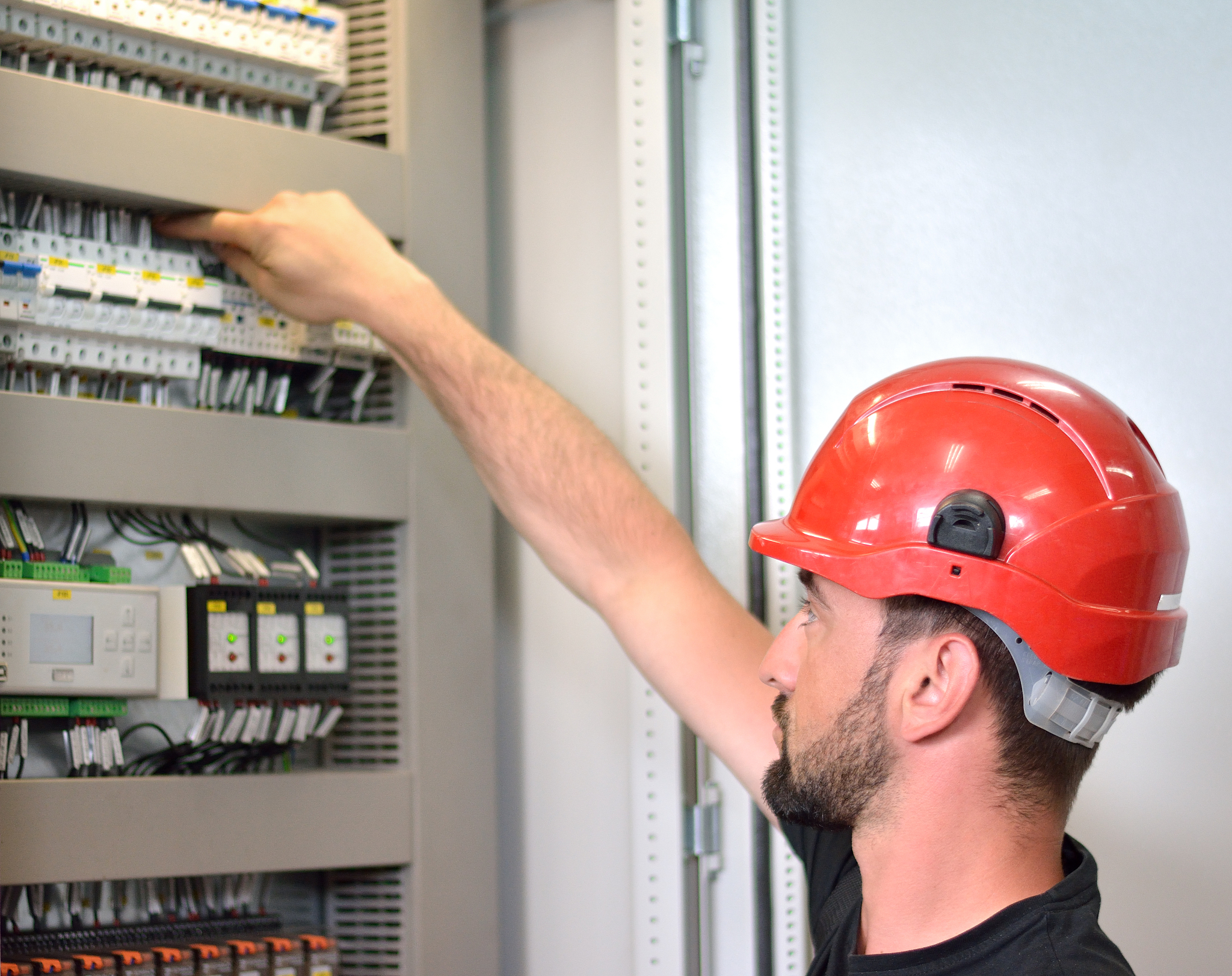 electrician at work