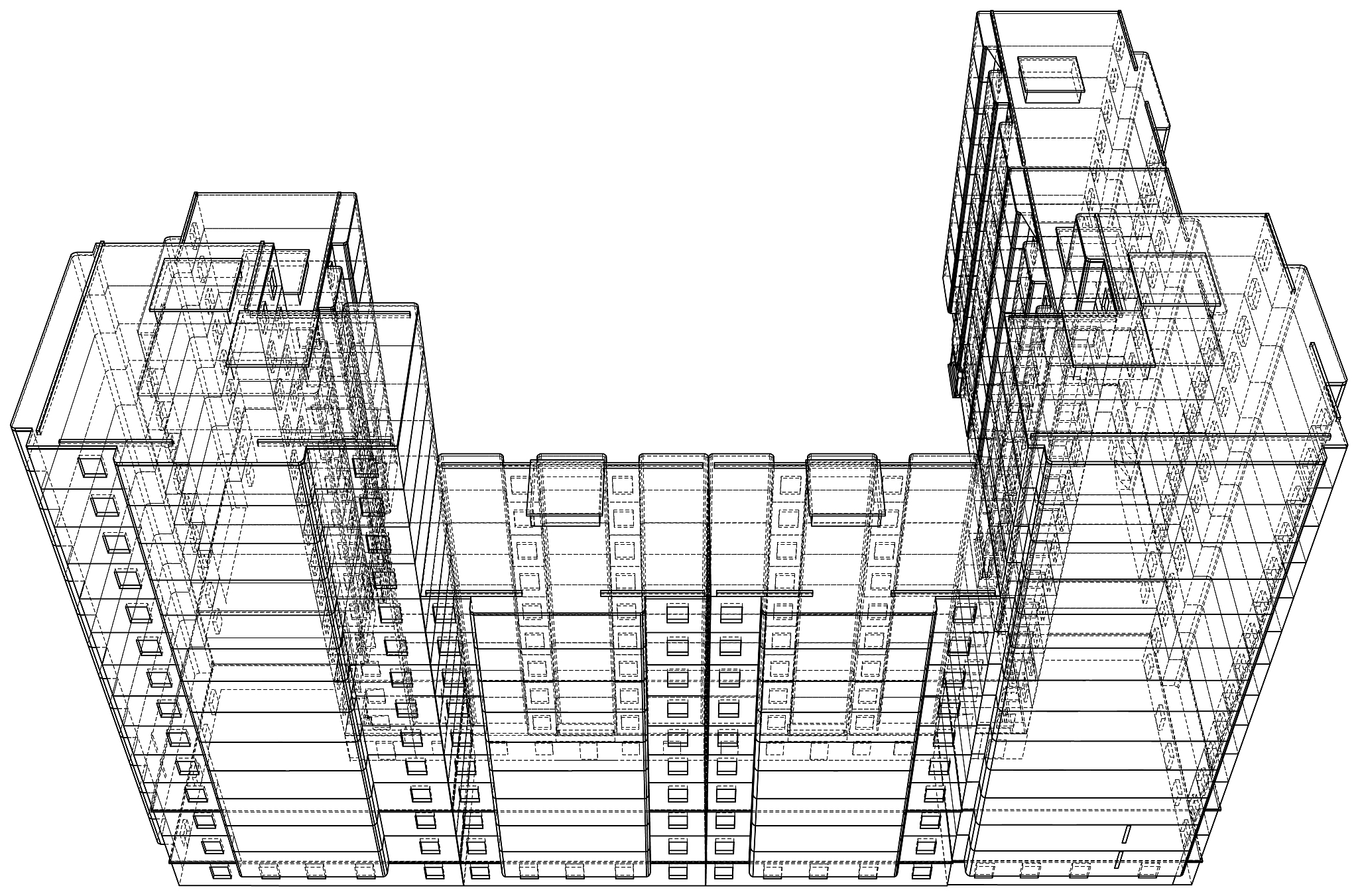 住宅楼建筑面积计算方法 - 坡屋顶建筑面积示例