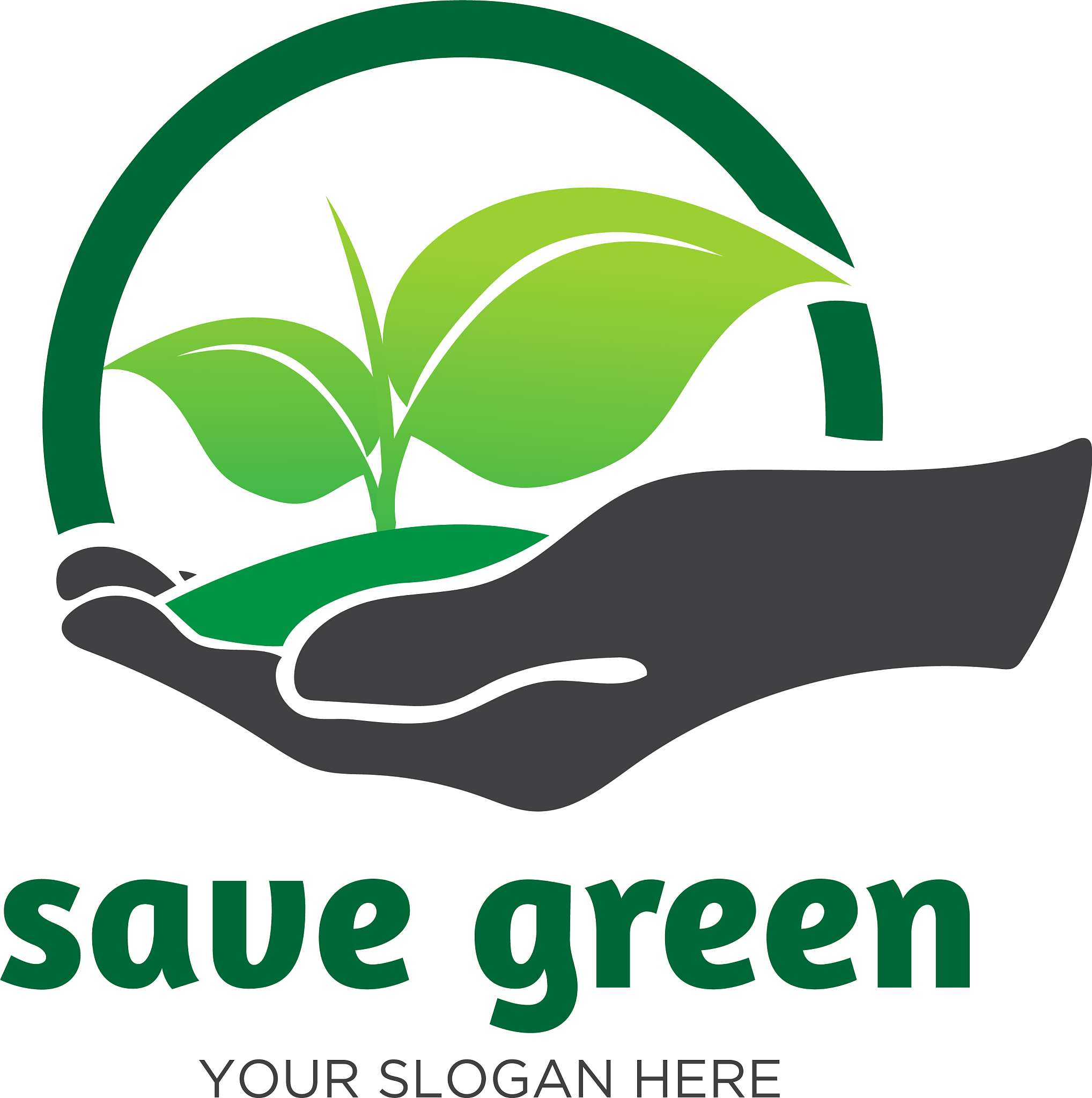 save world green logo designs