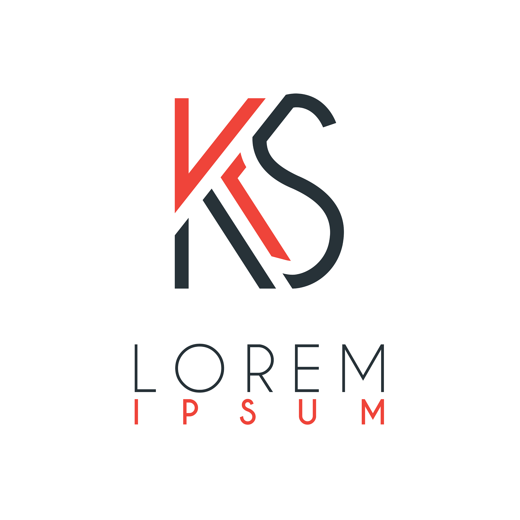 the logo between letter k and letter s or ks