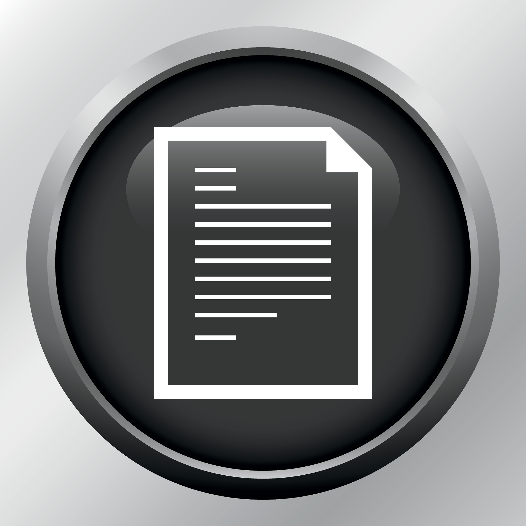 document icon on a round button.