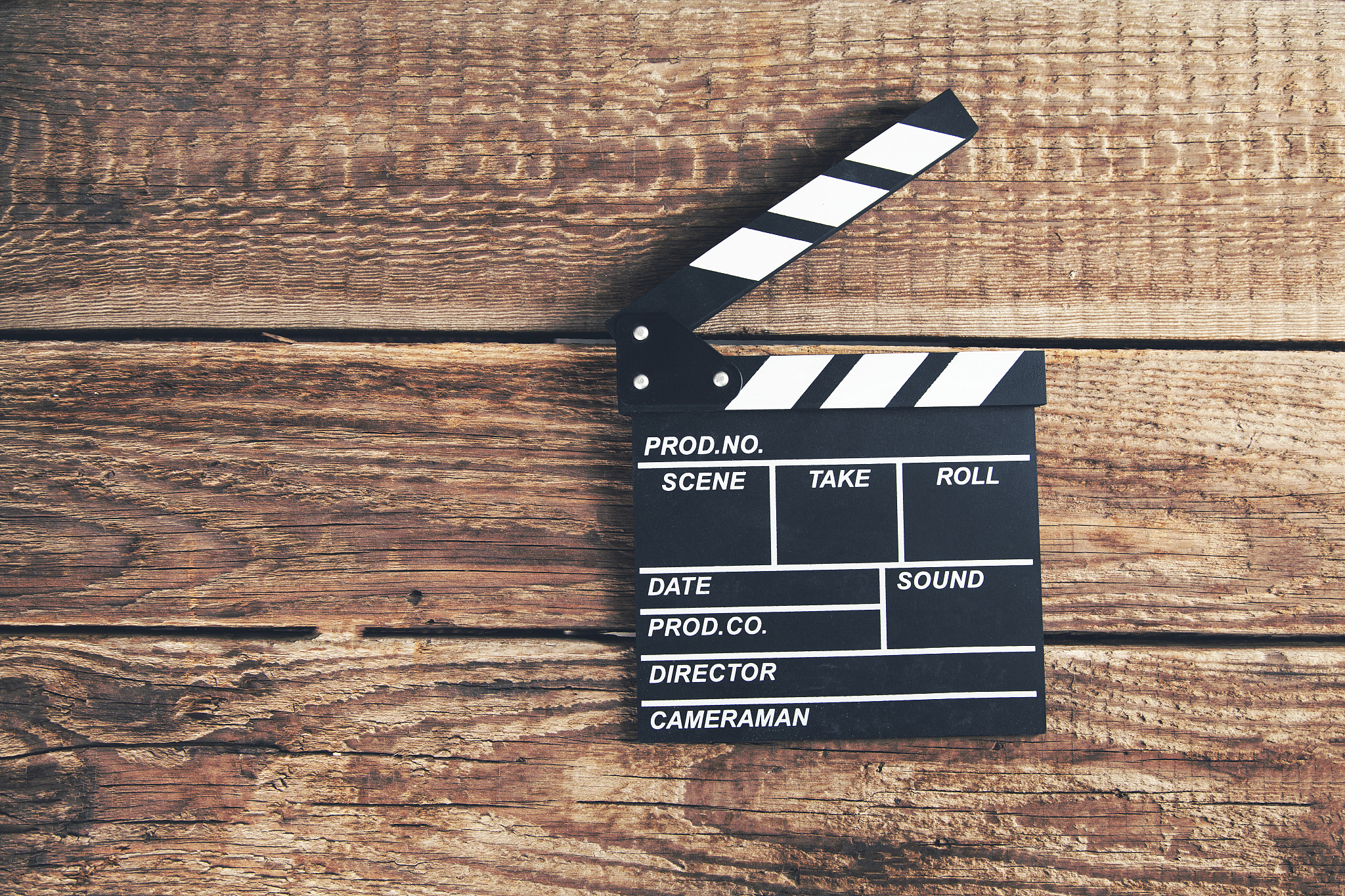 photo of movie clapper