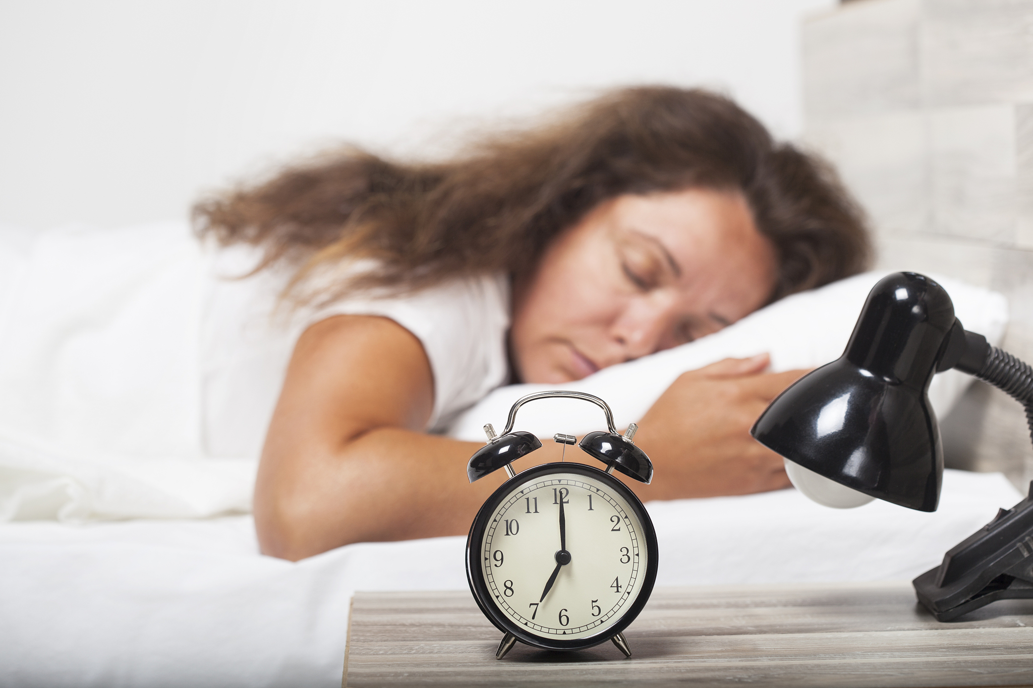sleeping woman