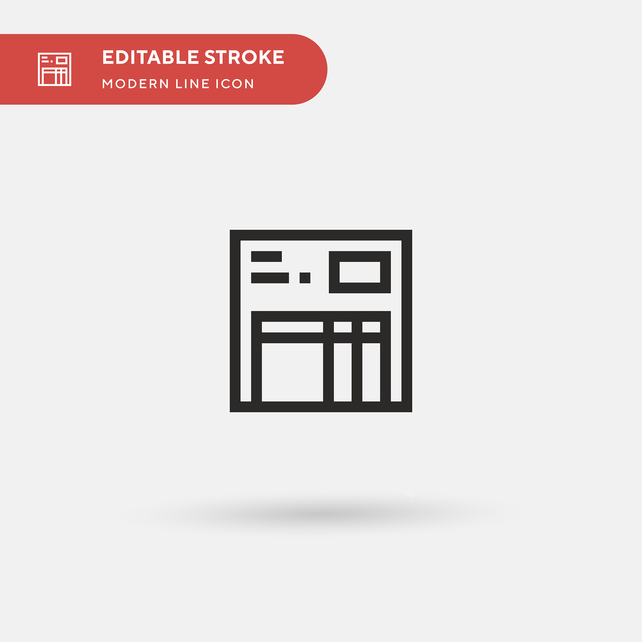 delivery note simple icon