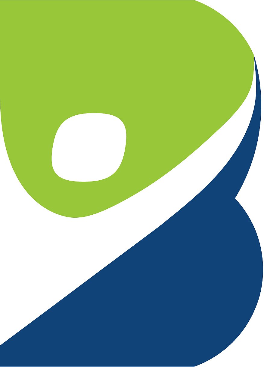 b letter health concept