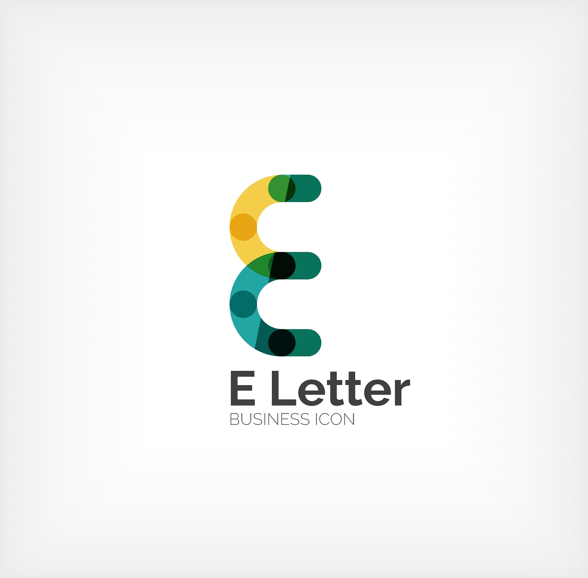 e letter logo minimal line design