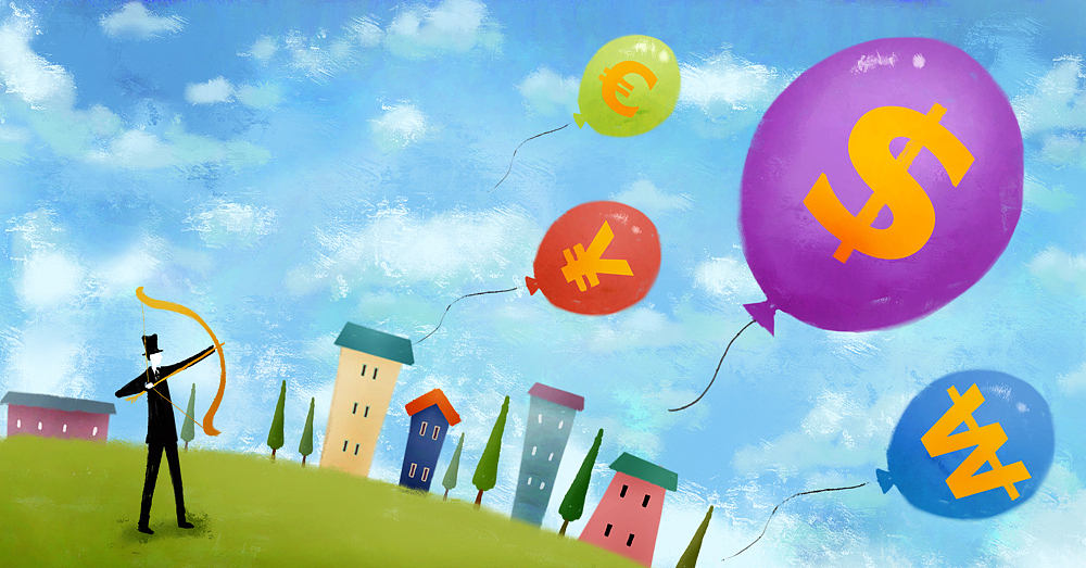illustration of finance theme
