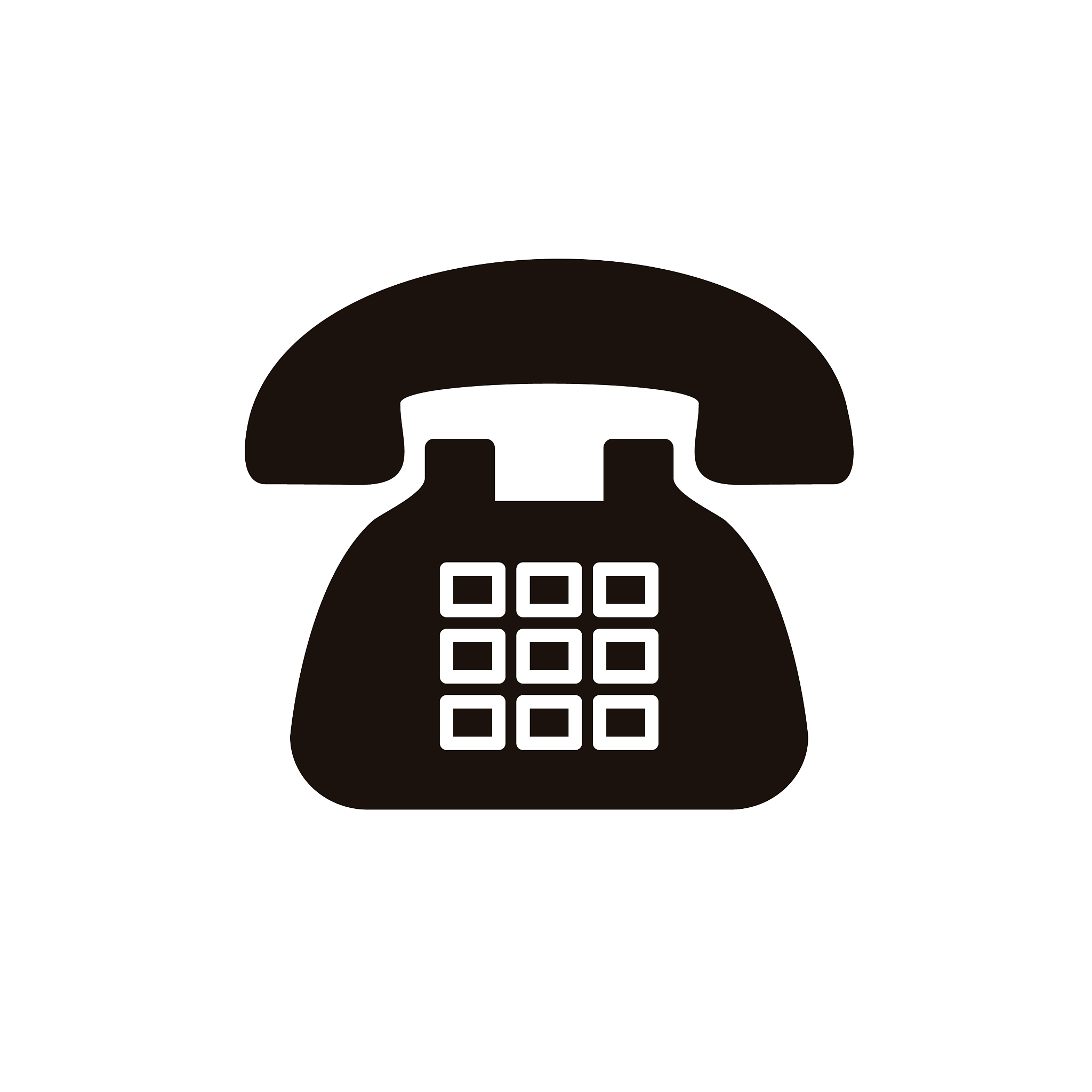 retro telephone icons