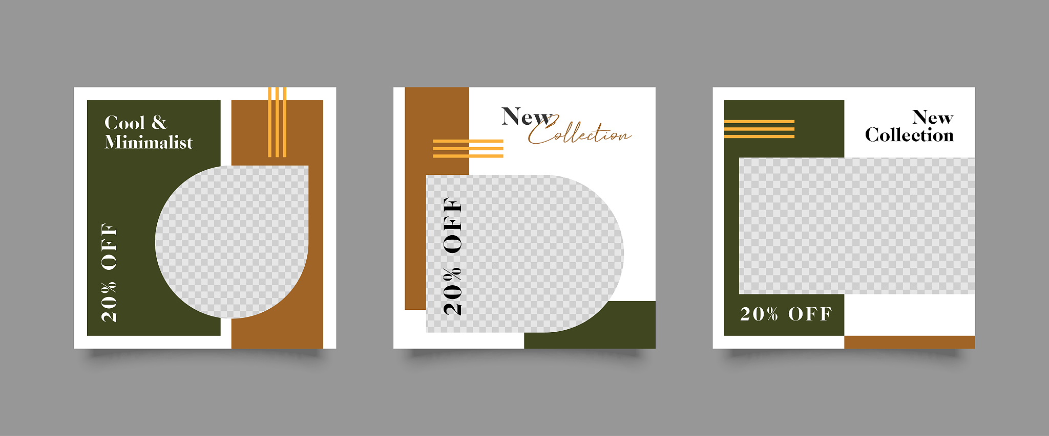 fashion social media post template