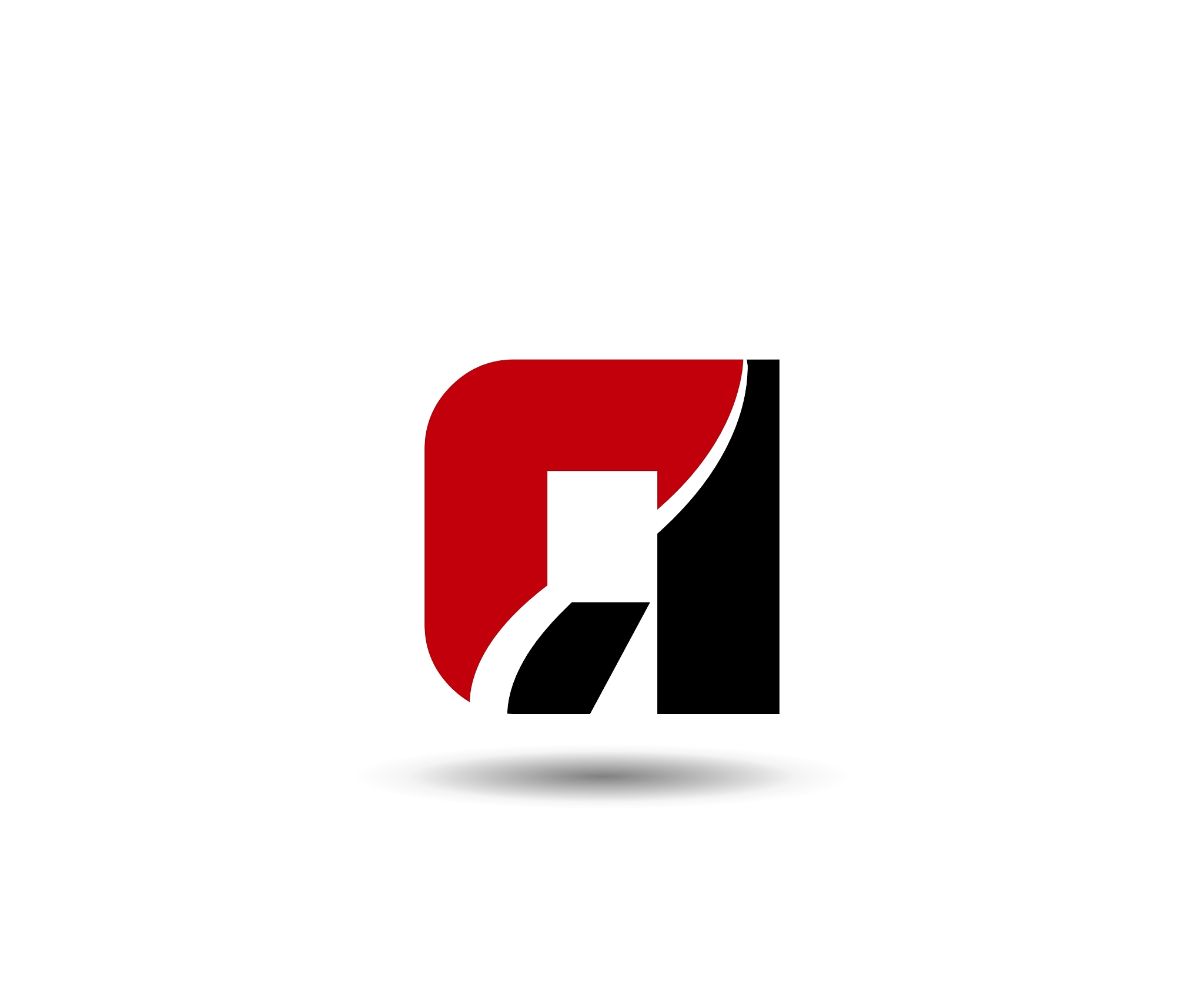 letter a logo icon design template elements
