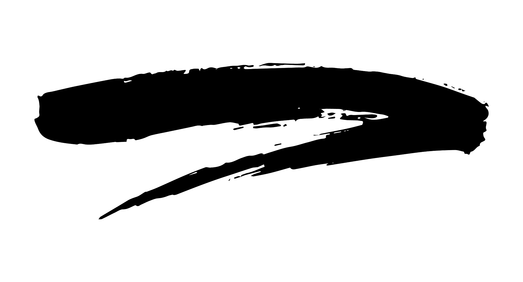 artistic paint stroke