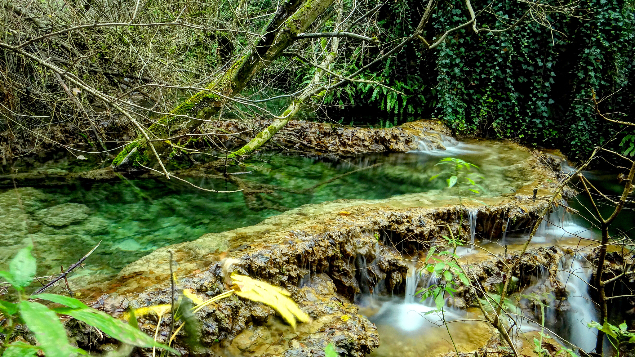 flowing water
