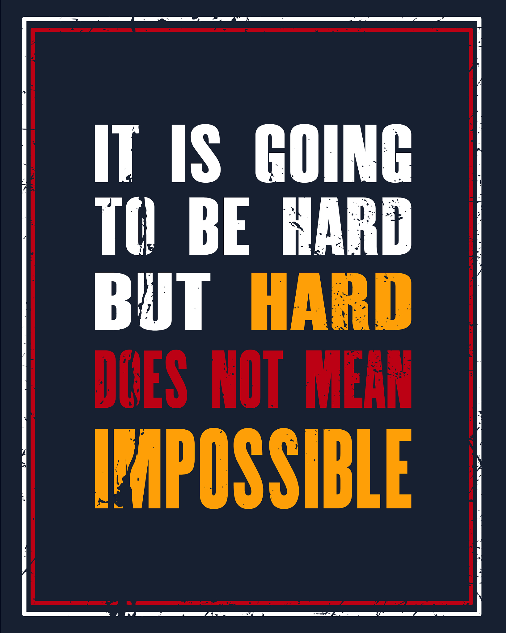 inspiring motivation quote with text it is going