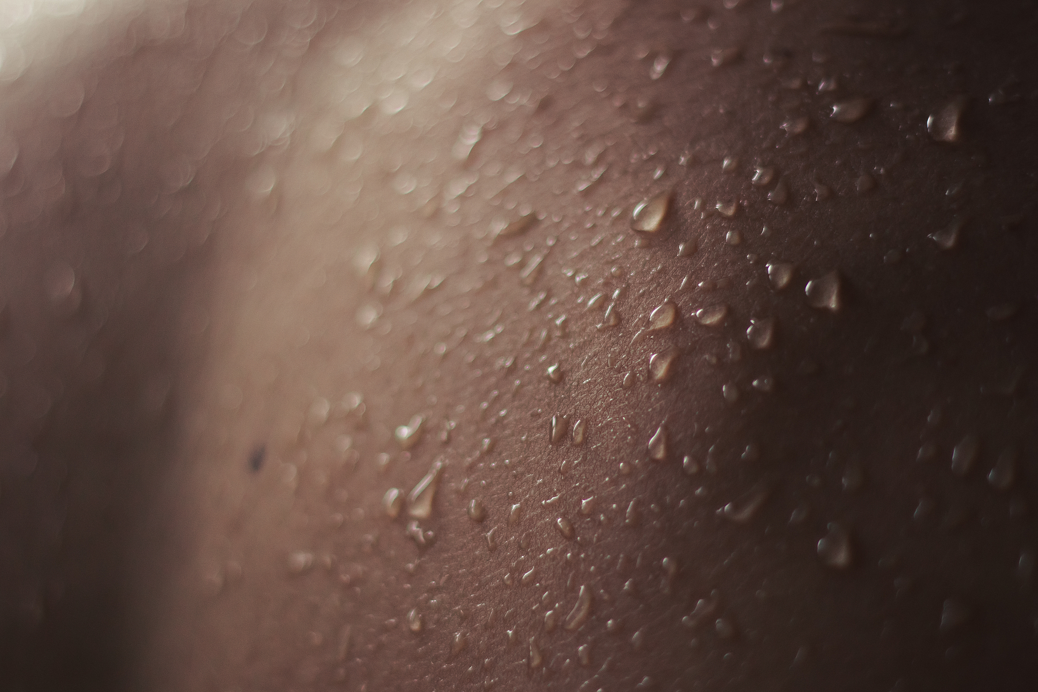 full frame shot of sweat on skin